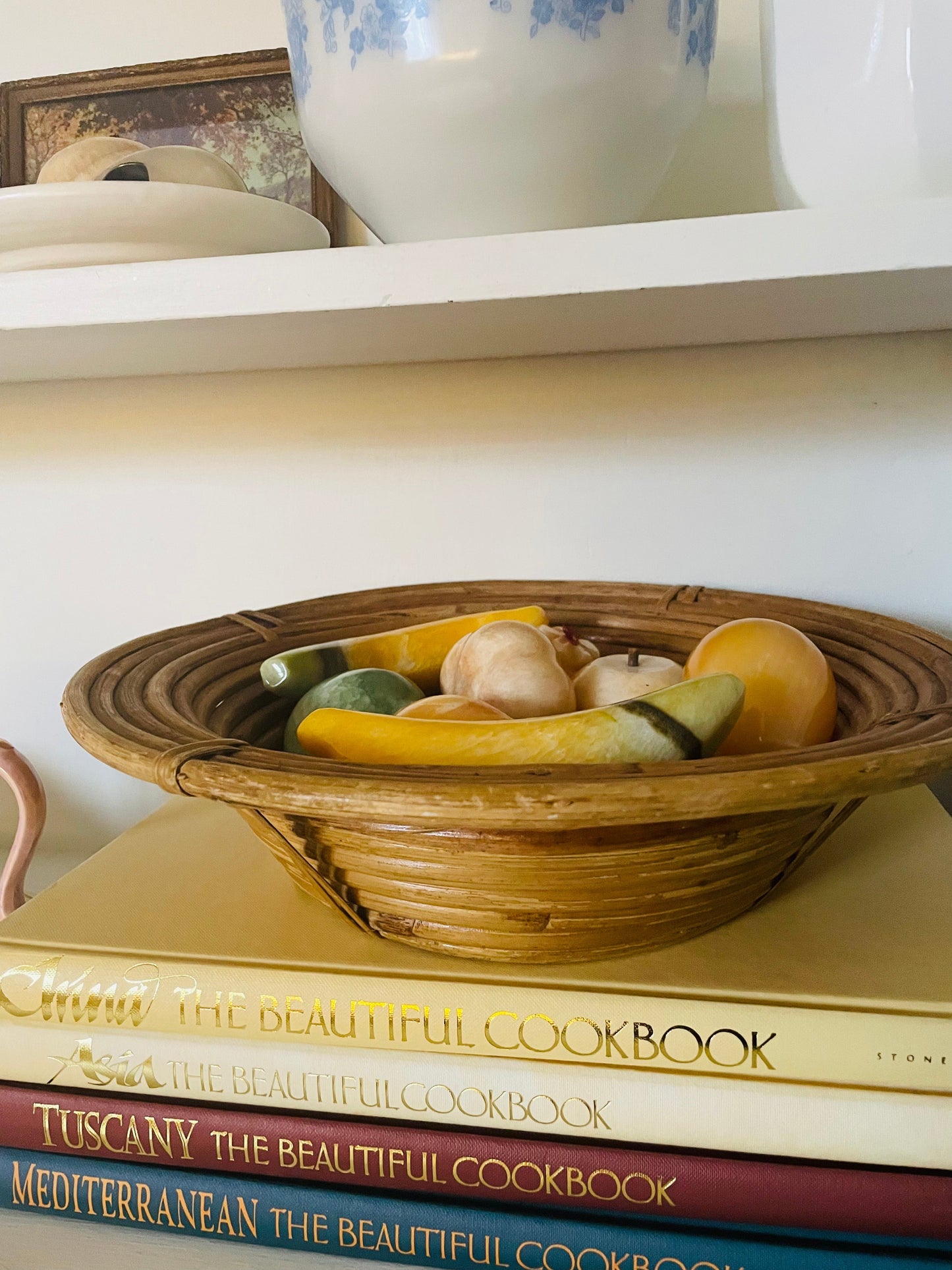 Polished Alabaster Marble Fruit - Yellow Pineapple