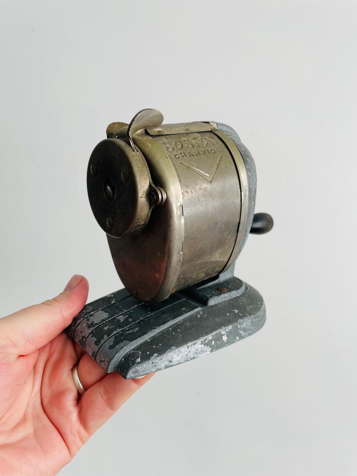 Boston Champion Hand Crank Desktop Pencil Sharpener