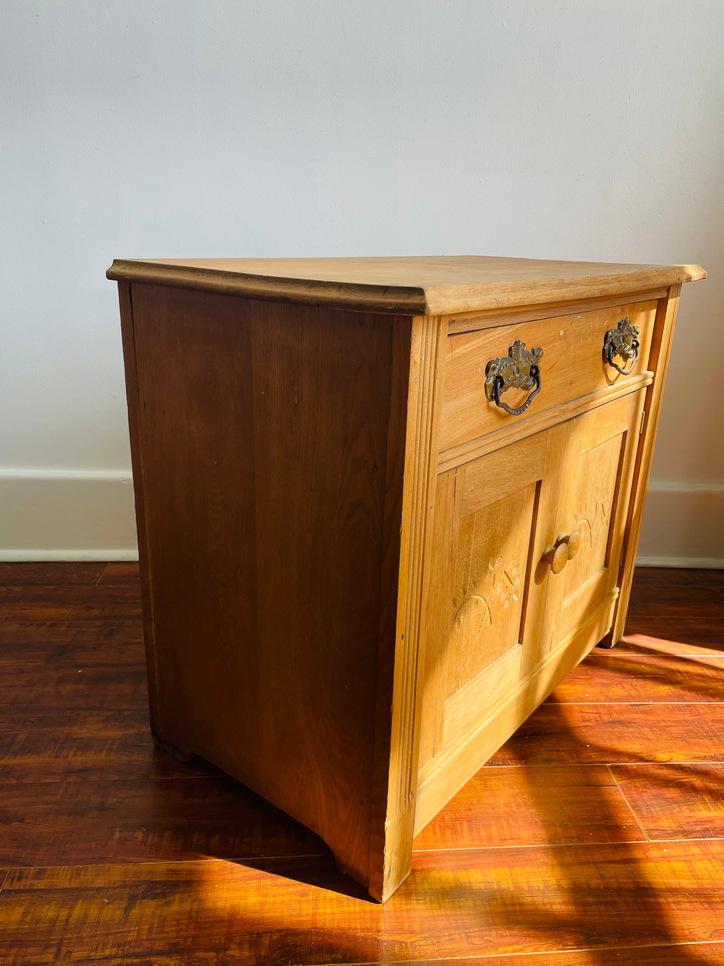 Antique 1800s Pine Wood Cabinet - Gilchrist Green & Co. Union Furniture Factory Wingham, Ontario - PICK-UP ONLY