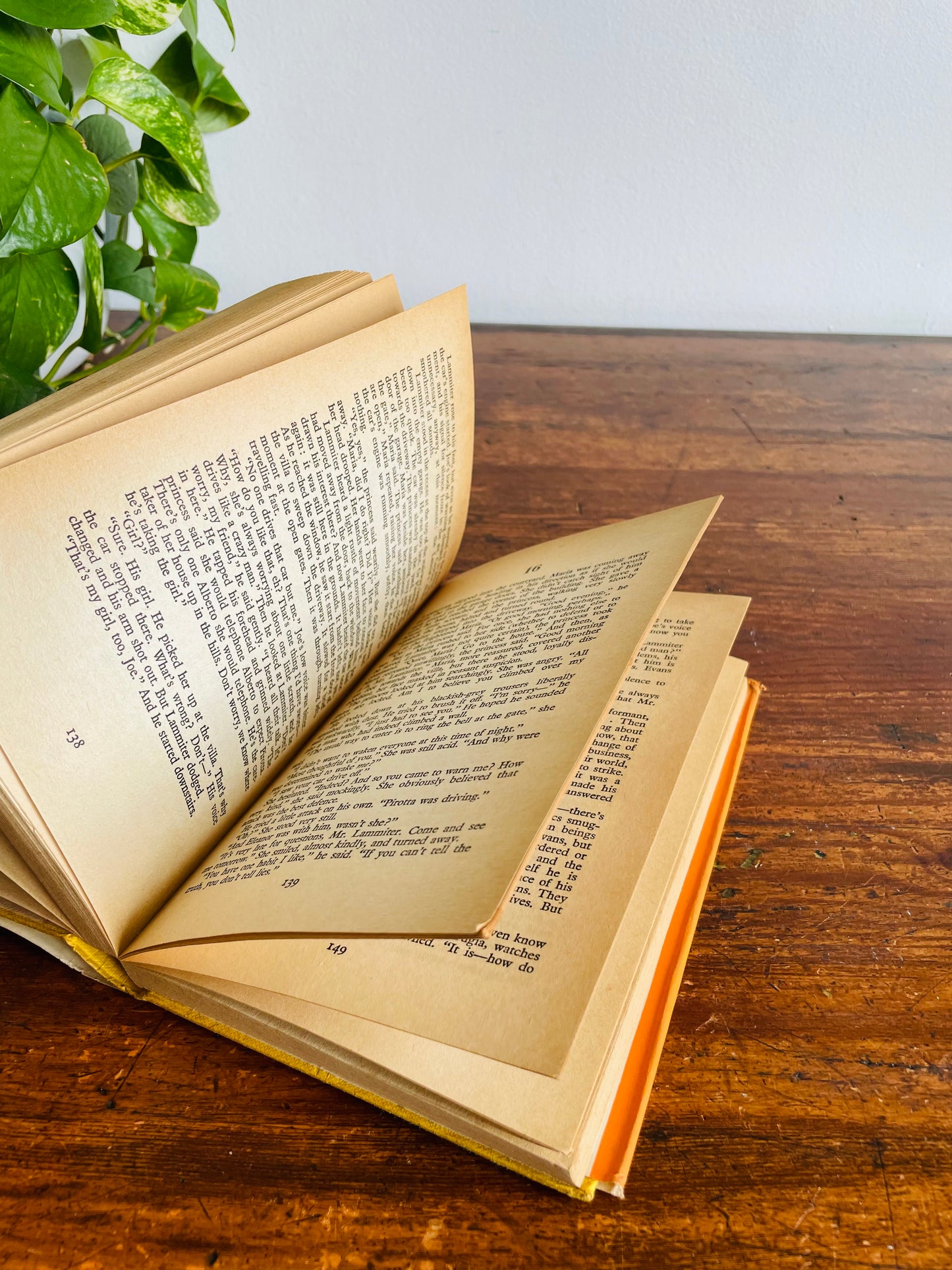 North From Rome by Helen MacInnes - Yellow Clothbound Hardcover Book (1958) - Secret Agent Cold War Thriller