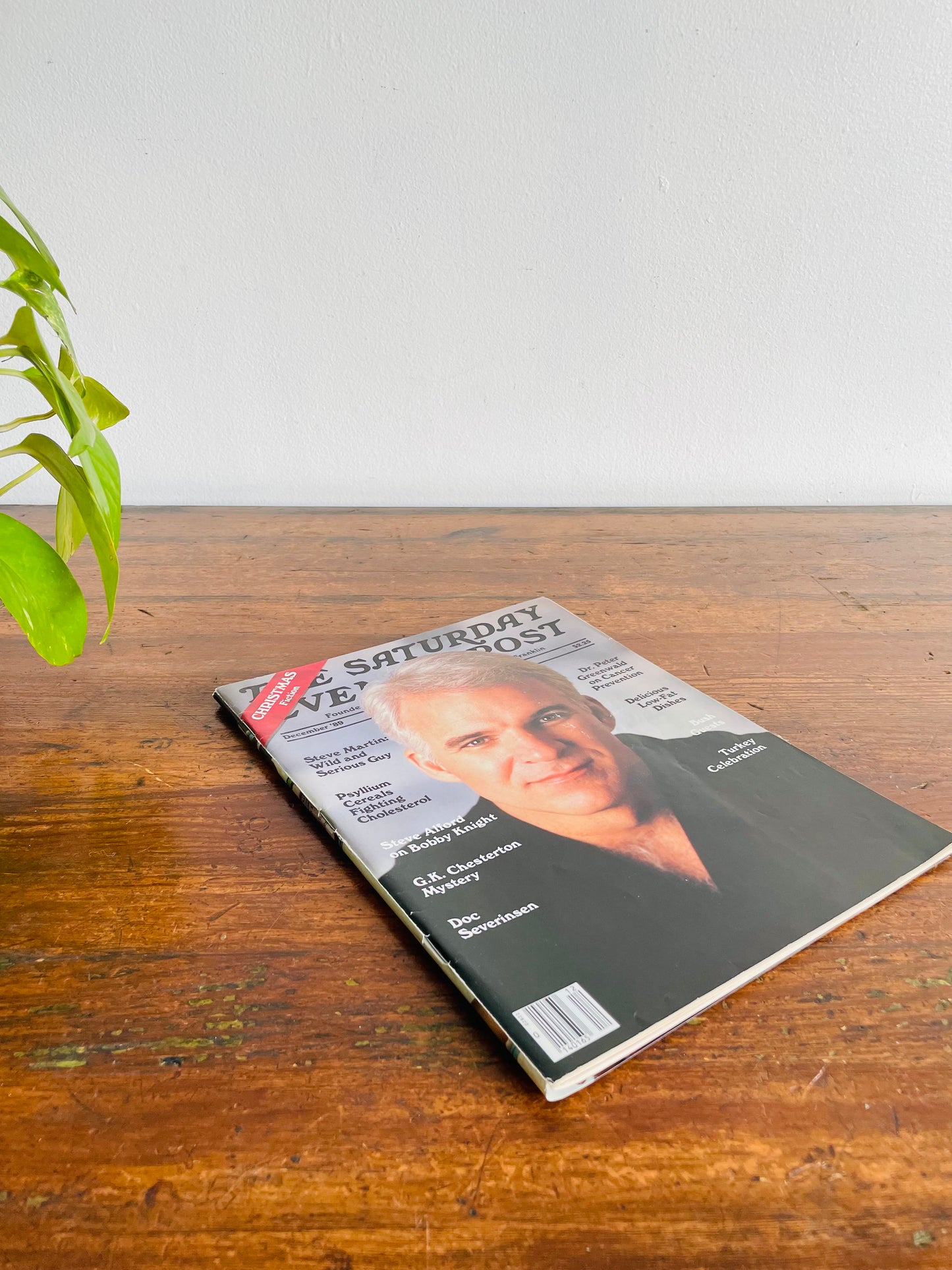 The Saturday Evening Post Magazine - December 1989 - Steve Martin on Cover