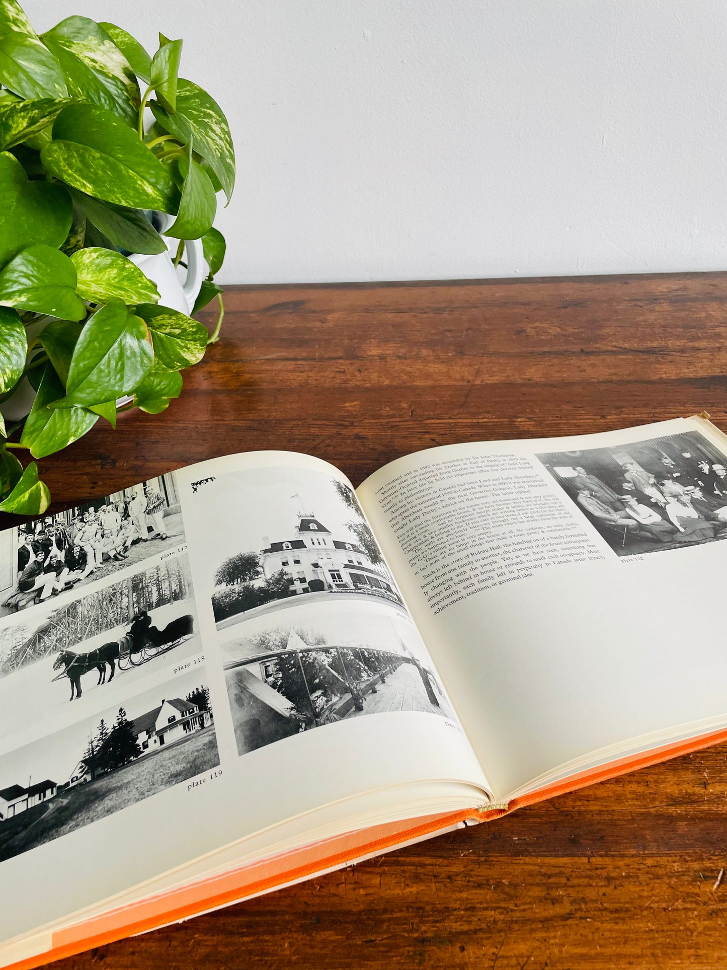 Rideau Hall: An Illustrated History of Government House Ottawa Hardcover Book by R. H. Hubbard (1967)