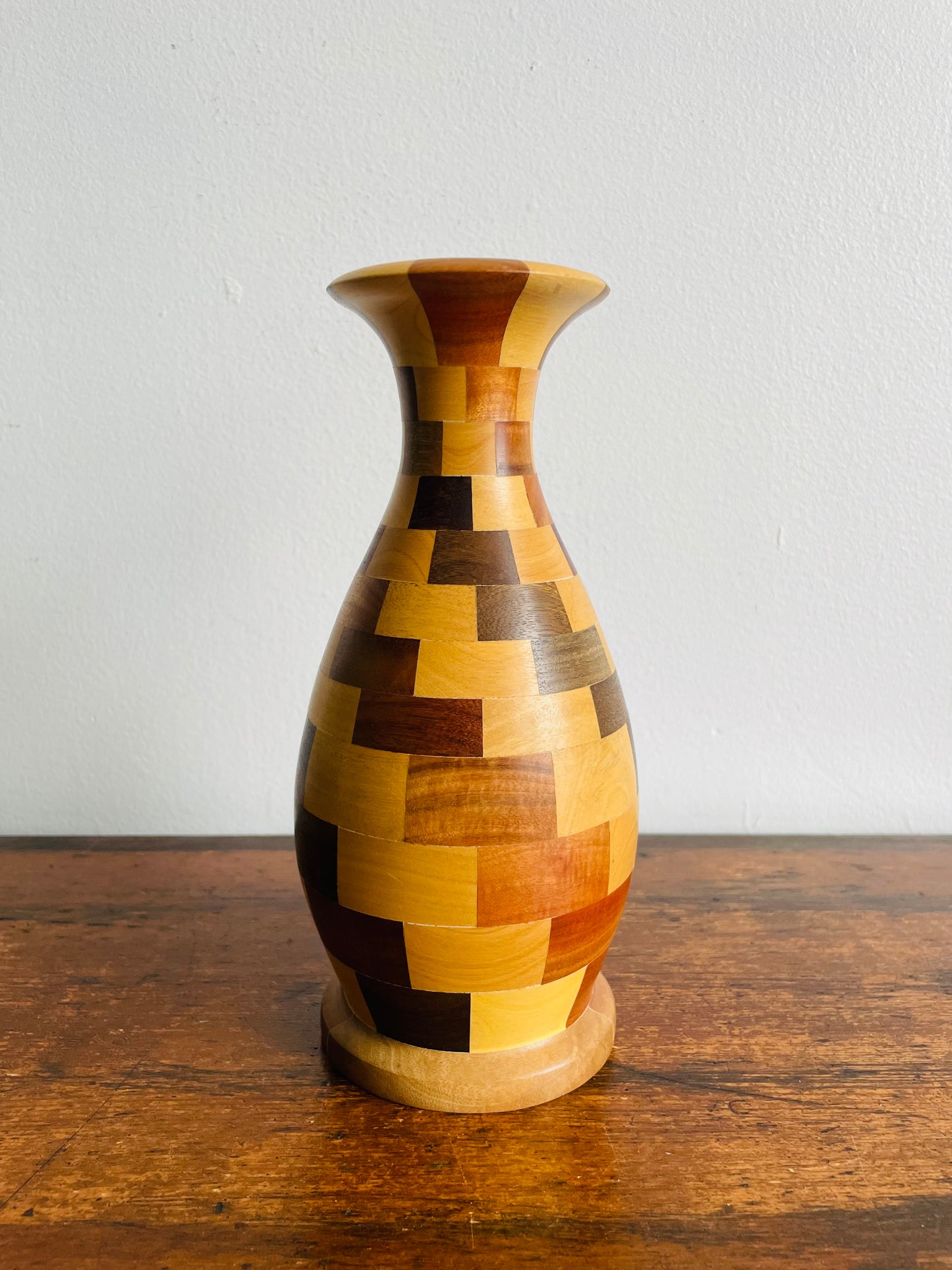 Wood Turned Segmented Vase