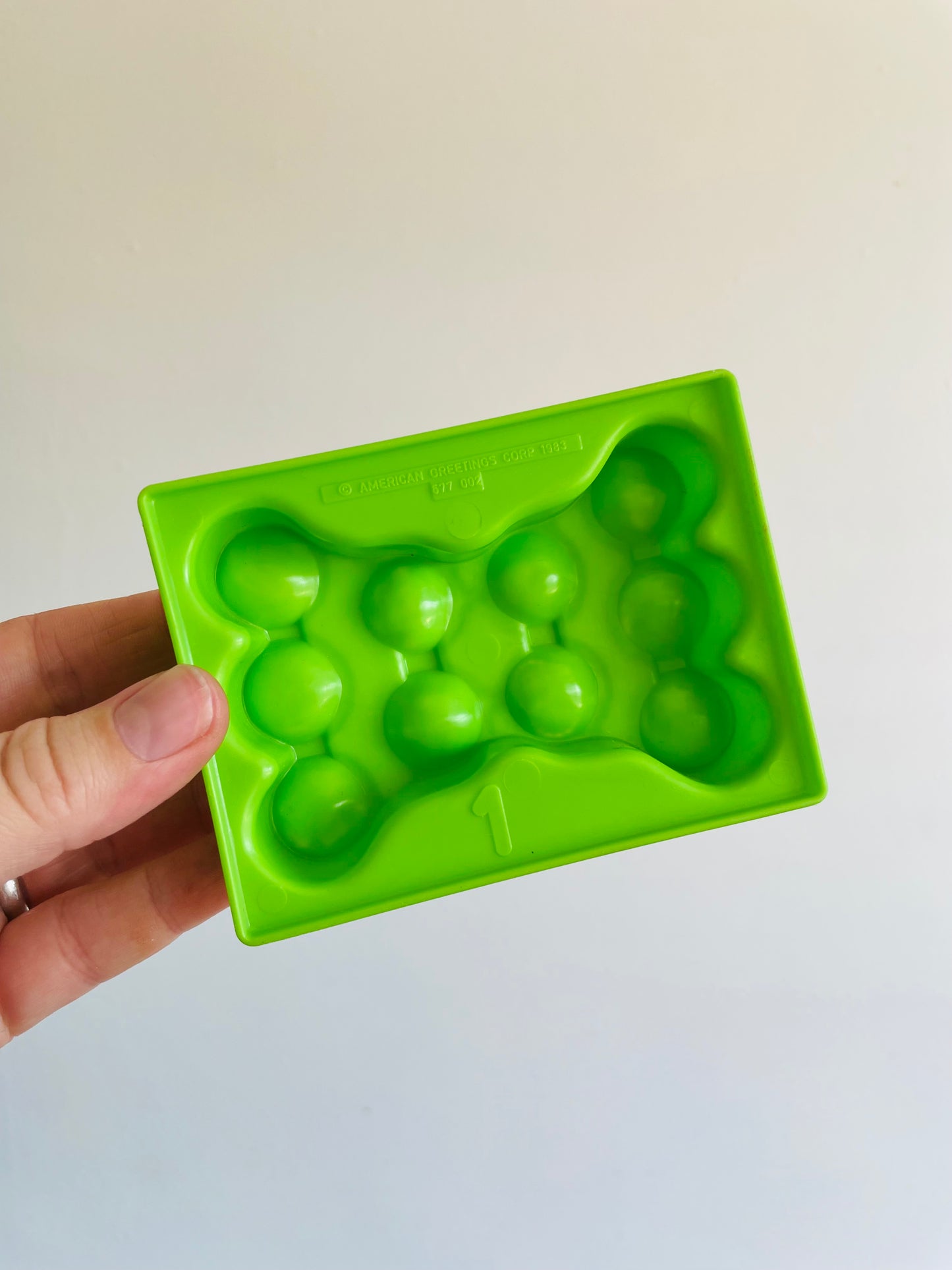 1983 American Greetings Corp Care Bears Play-Doh Molds - Set of 4 Pieces - Cloud Car & Molds for Bears and Symbols