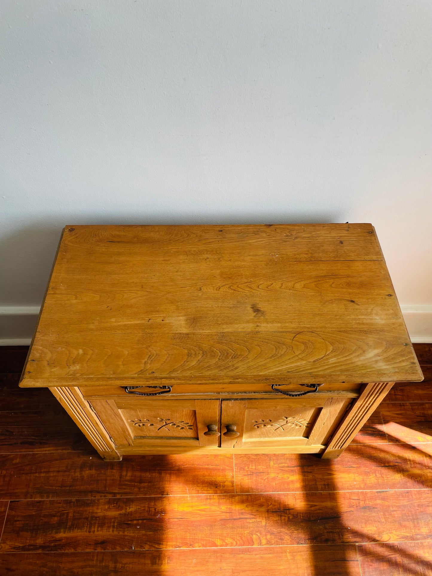 Antique 1800s Pine Wood Cabinet - Gilchrist Green & Co. Union Furniture Factory Wingham, Ontario - PICK-UP ONLY