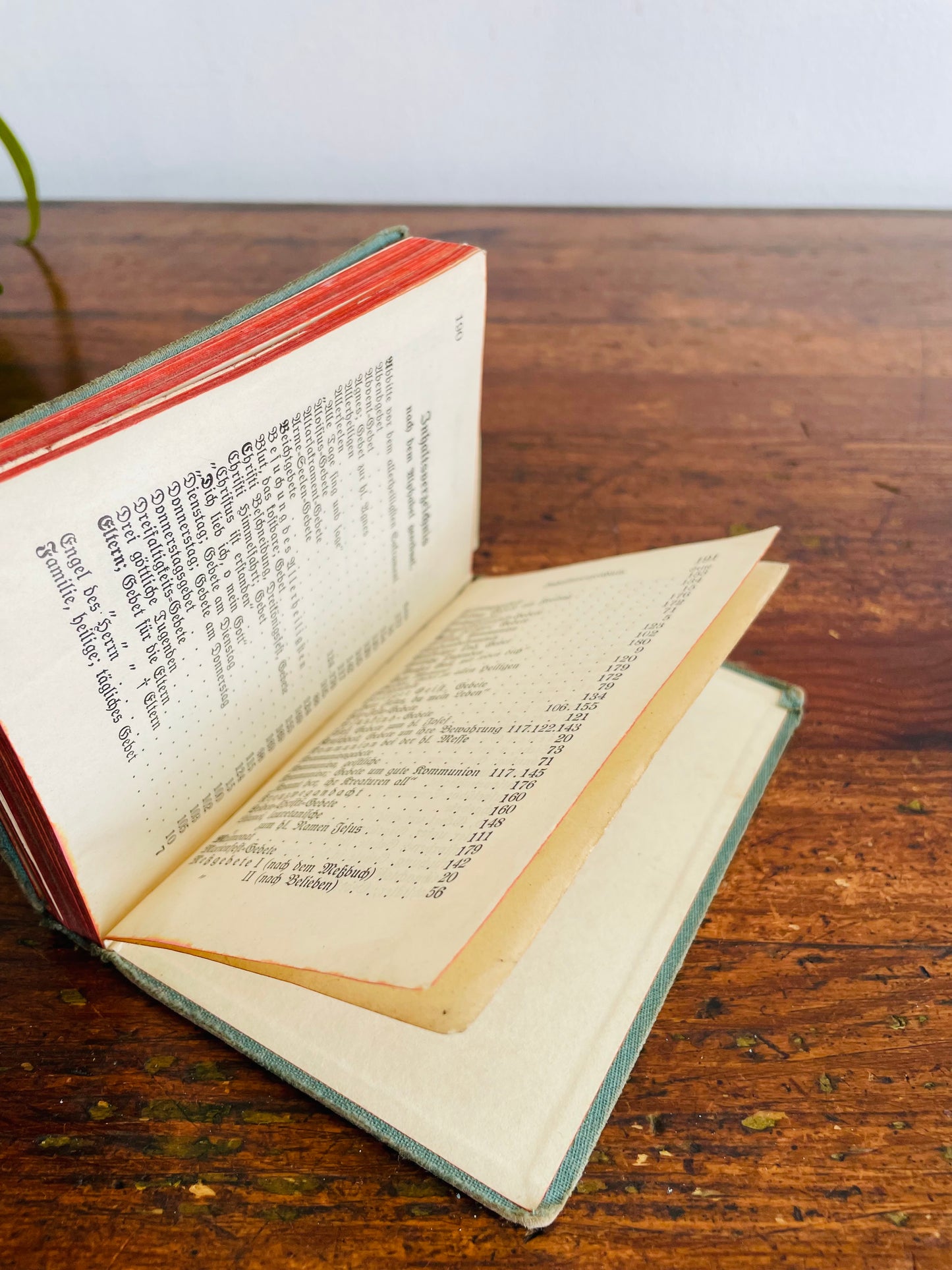 German Language Prayer Booklet - Clothbound Hardcover Pocket Book (1930s?)
