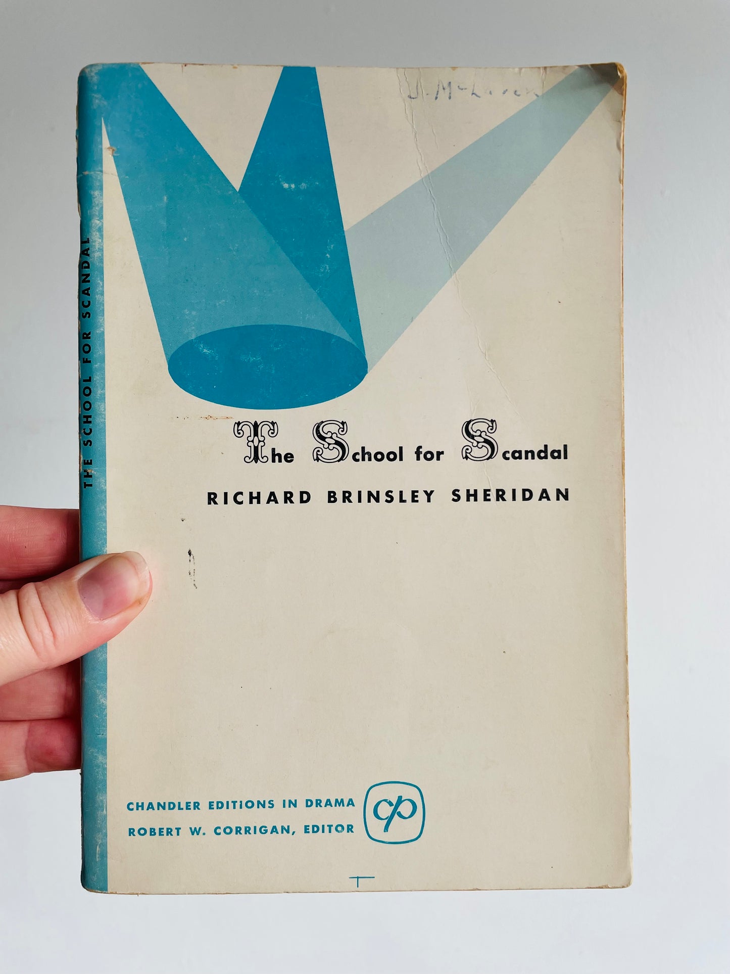 The School for Scandal by Richard Brinsley Sheridan Paperback Book (1961)