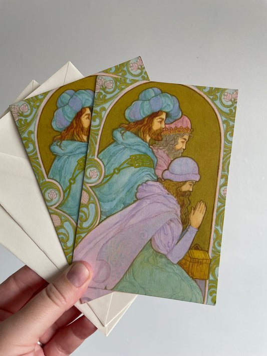 Hallmark Made in Toronto Christmas Greeting Cards with the Three Wise Men - Set of 2 with Envelopes