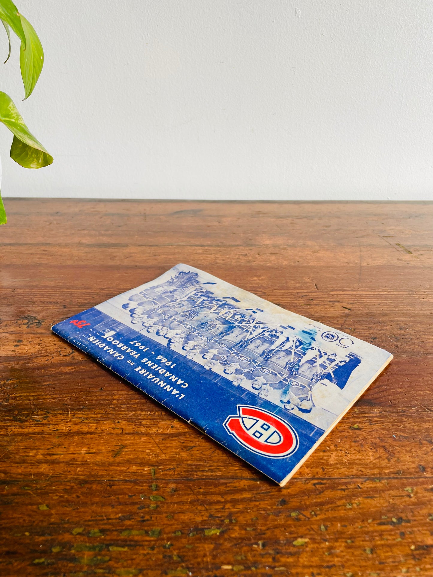 Montreal Canadiens 1966-1967 Yearbook Paper Booklet - L'Annuaire du Canadien