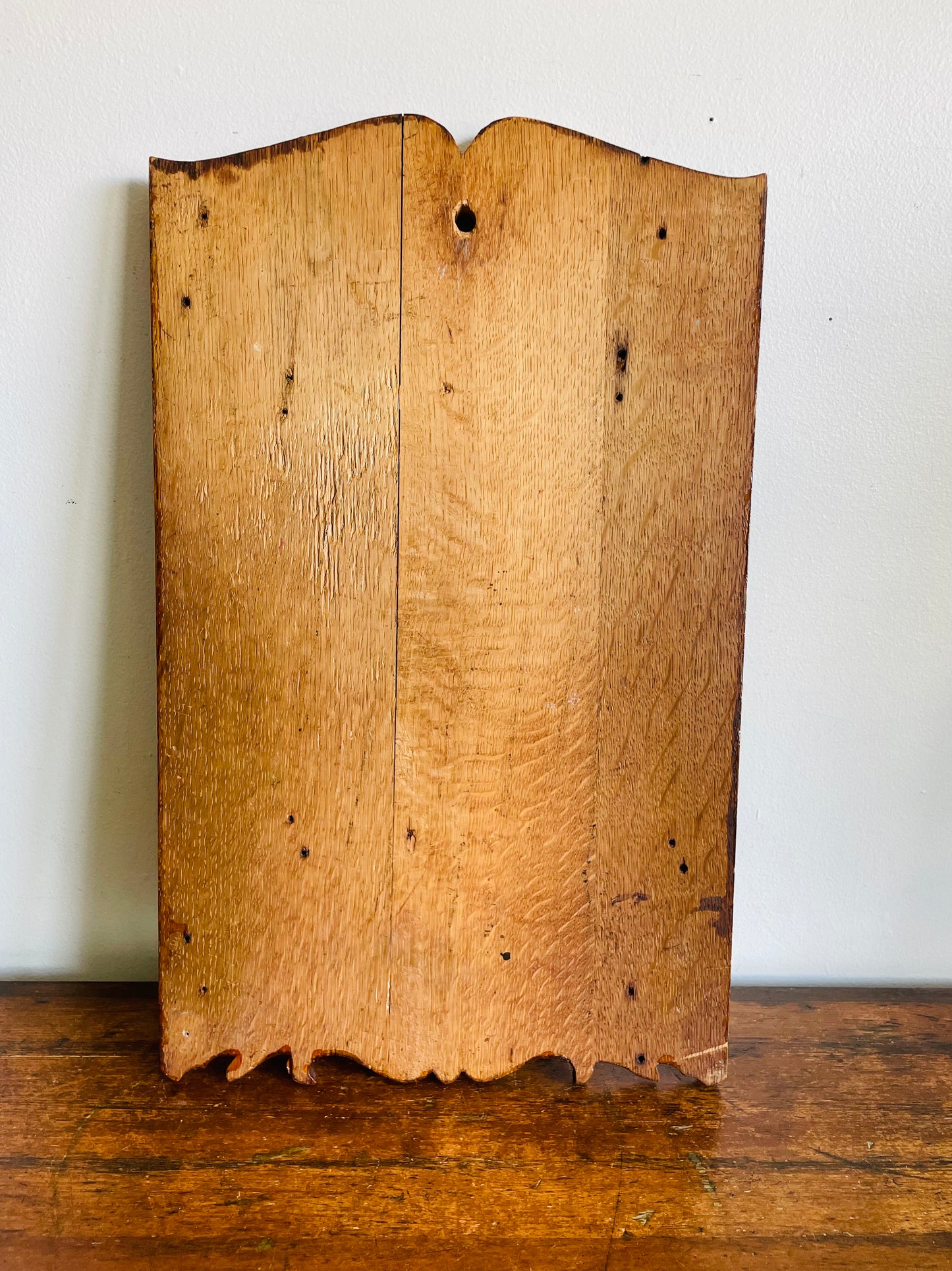 Antique Victorian Oak Wood Hymn Display Board - Includes 9 Number Cards - Found at Alberton Presbyterian Church, Alberton, Ontario (Built in 1878) - Church Salvage