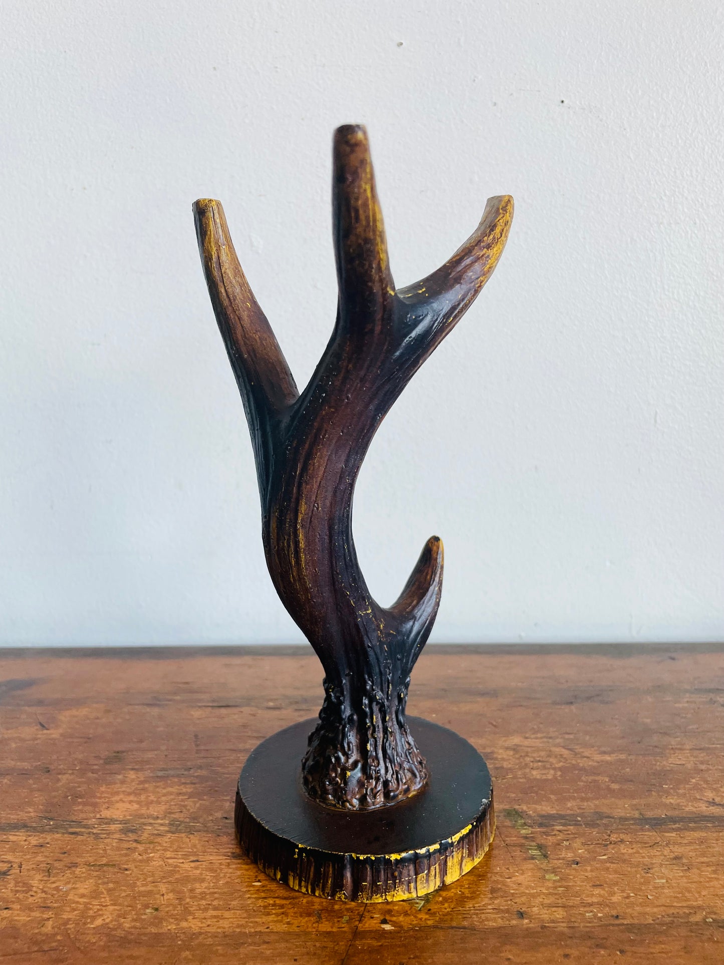 Vintage Faux Deer Antler Display - Jewellery Tree or Shelf Decor - Perhaps Could Hang on Wall As Well