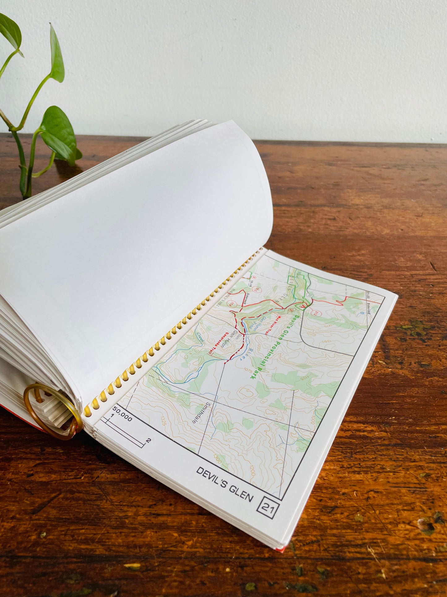 Vintage Guide to The Bruce Trail Spiral Bound Book - Seventeenth Edition (1990)