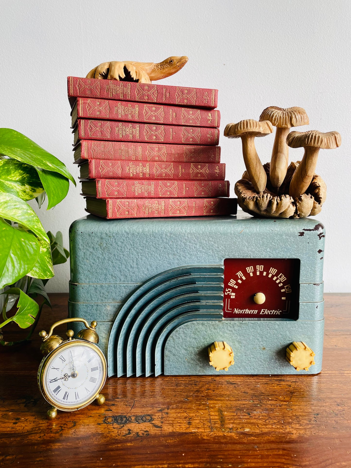 Hand Carved Wooden Turtle Sculpture Figurine