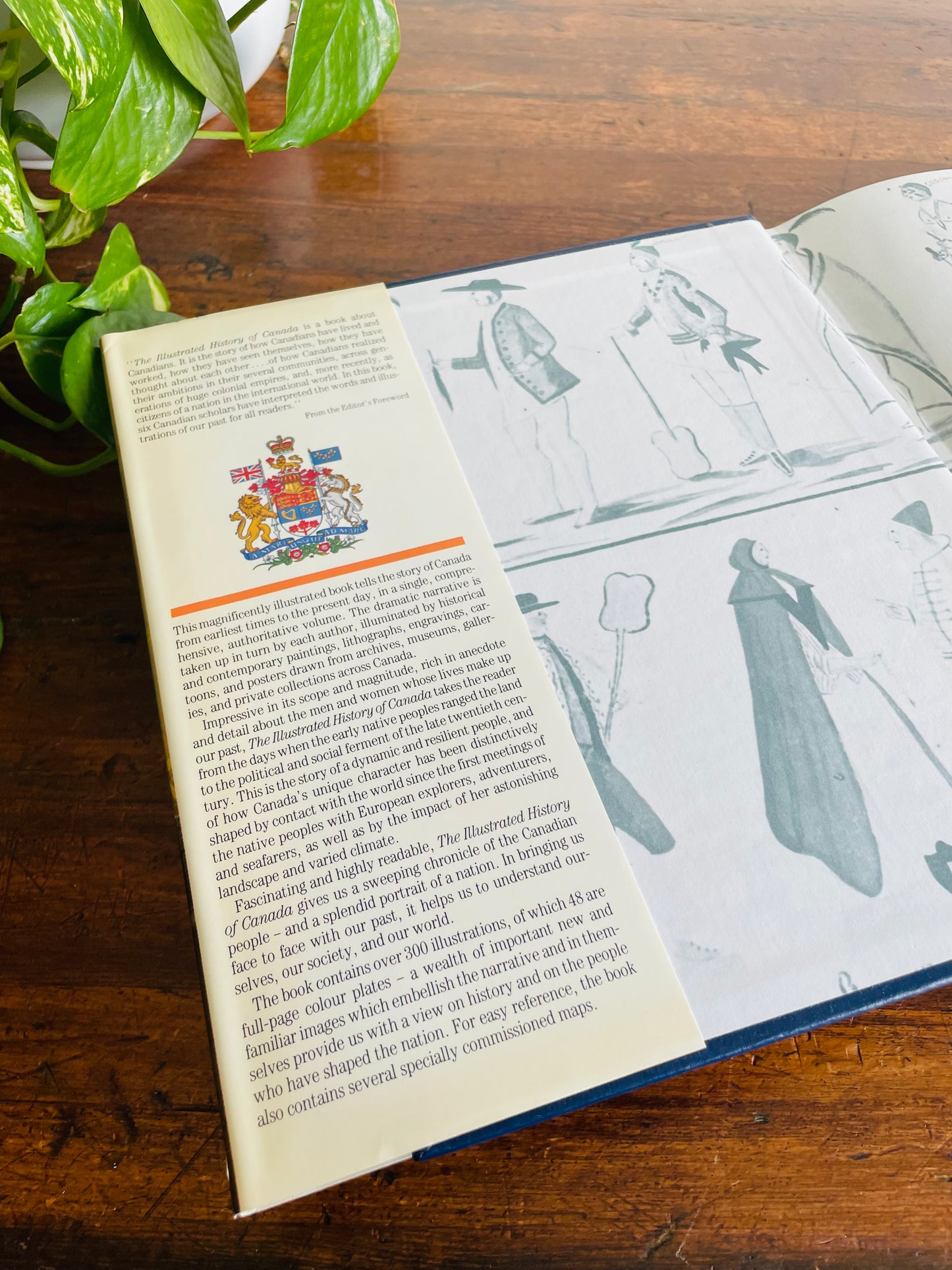 The Illustrated History of Canada Hardcover Book Edited by Craig Brown (1987)