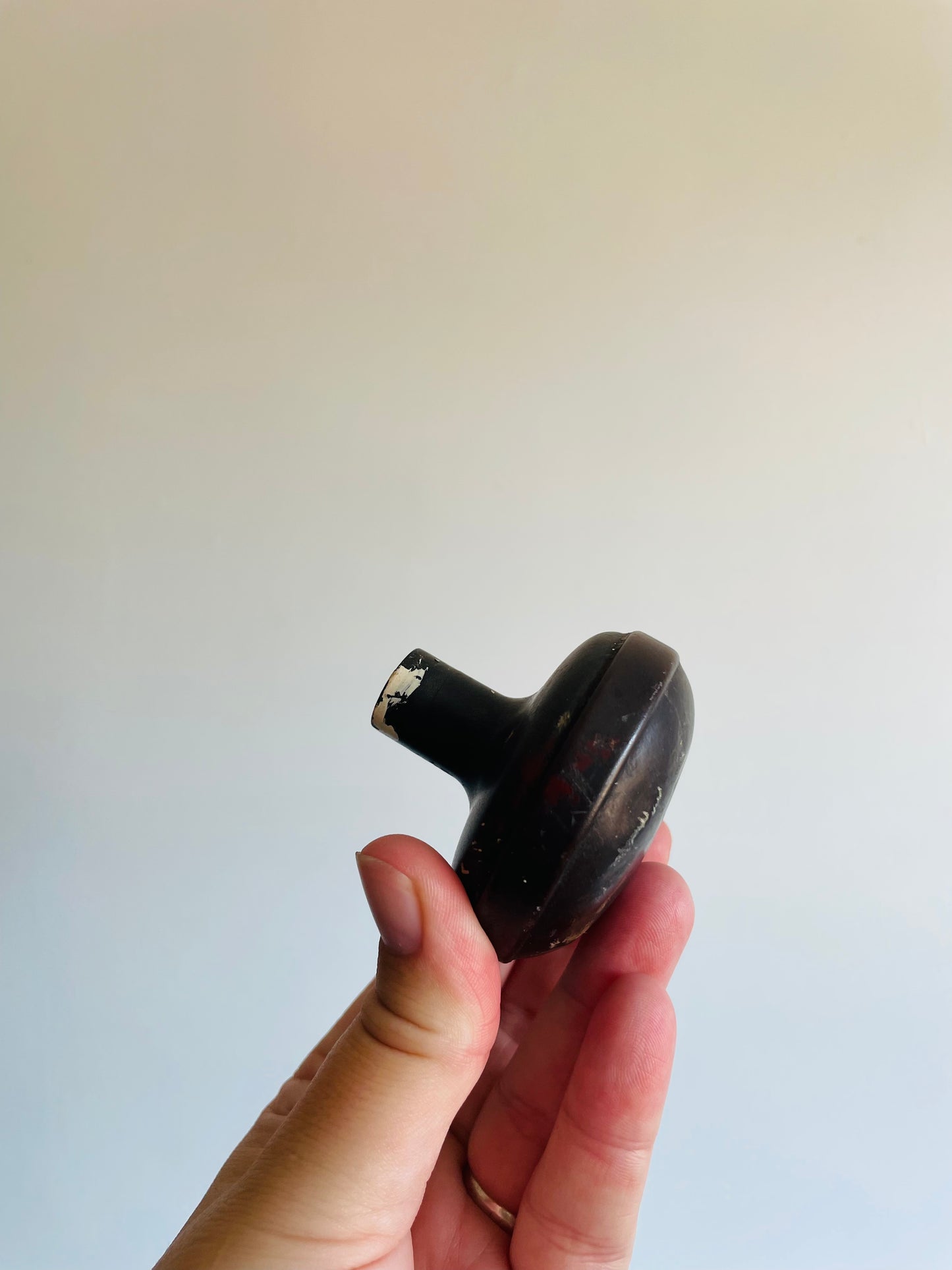 Aged Solid Metal Door Knob