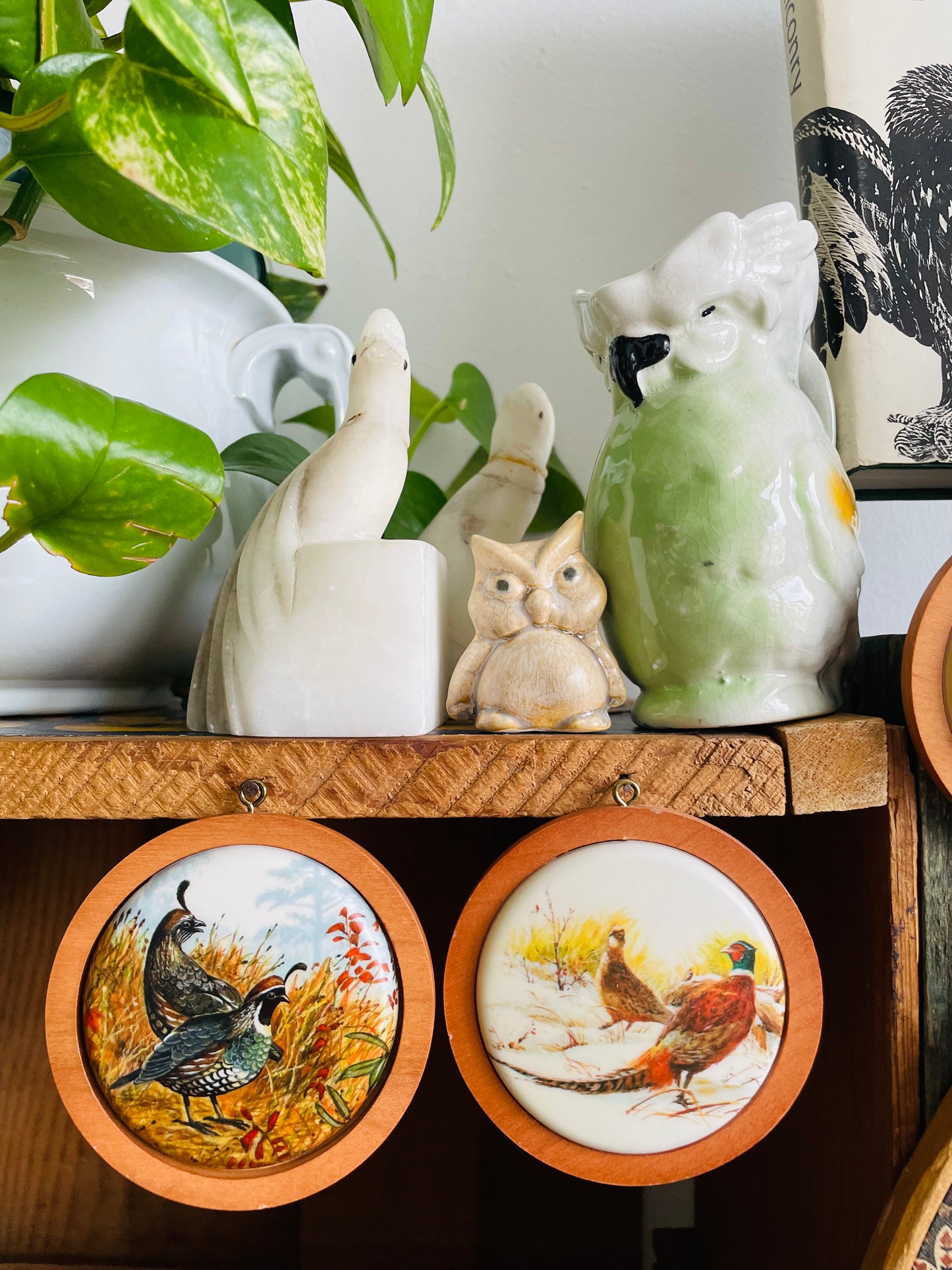 Mini Glazed Owl Figurine - Ting Things Hand Crafted in Canada