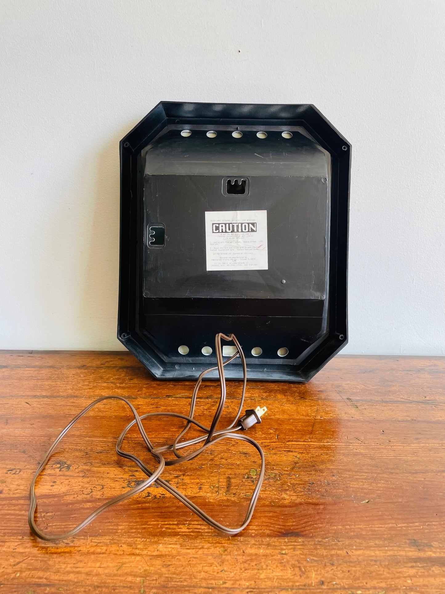 Black Label 11-11 Extra Special Malt Liquor Wall Mount Light Up Lamp Sign