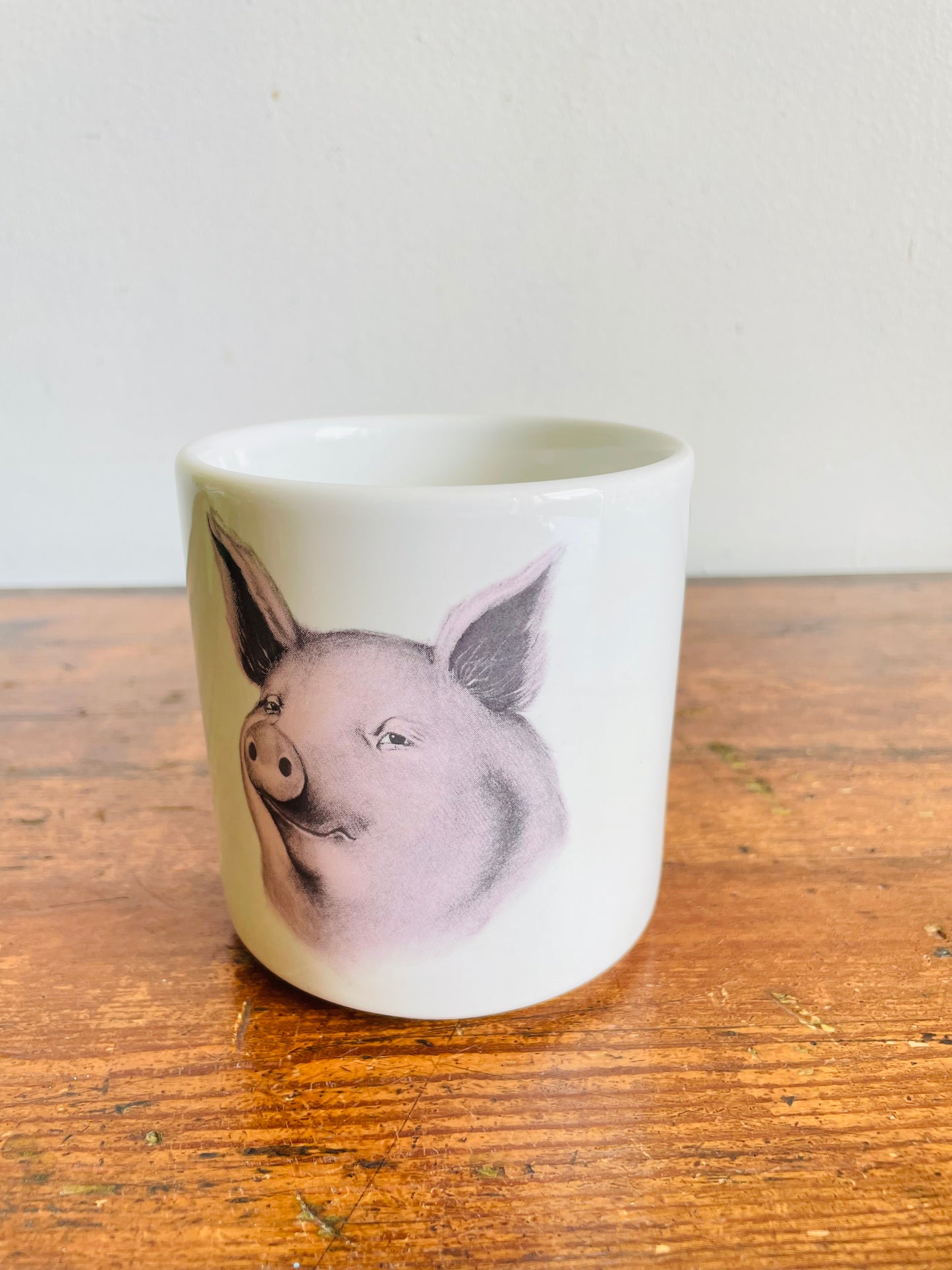 Vintage 1992 Studio Q "Homer" The Pig Mug - Made in Taiwan