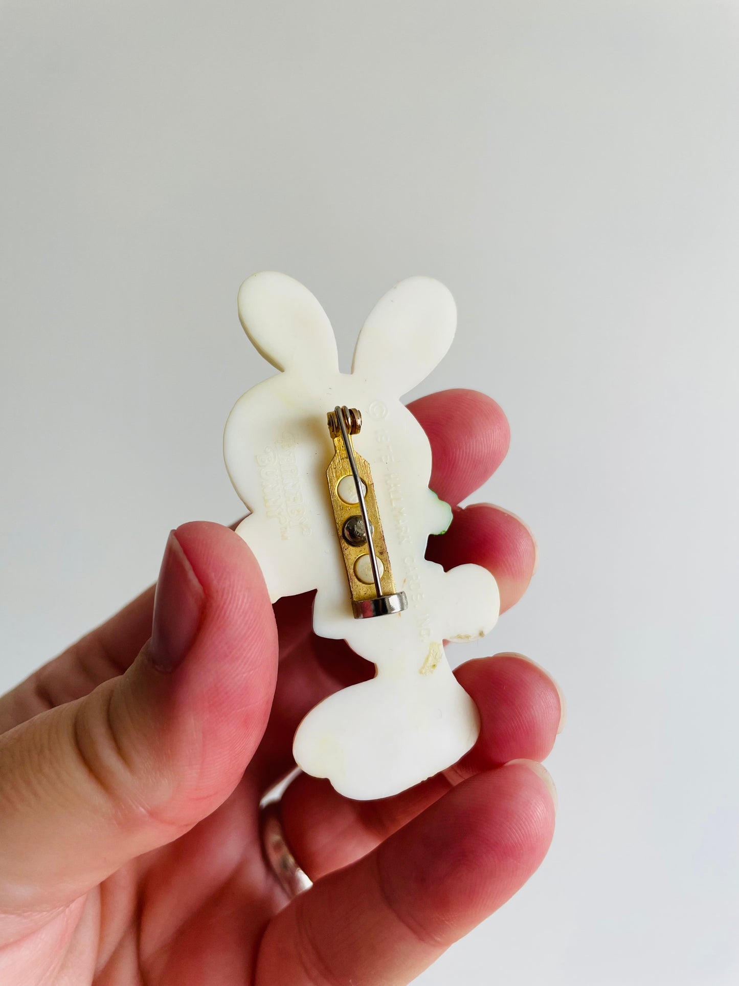 Easter Holiday Pin - Barnaby Bunny - Hallmark Cards 1975