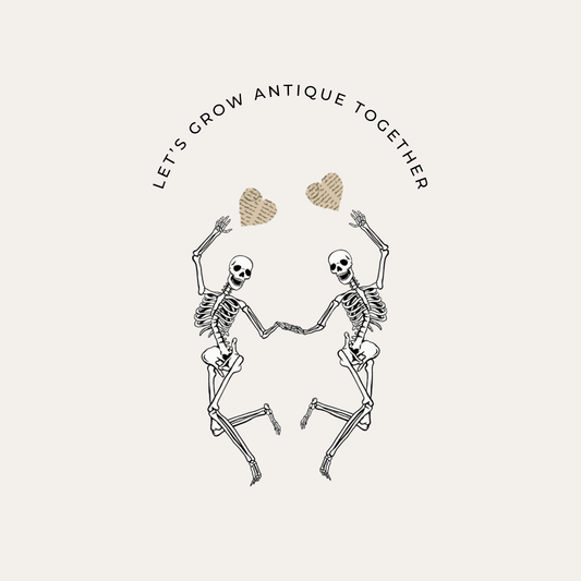 Digital Graphic Download: Let's Grow Antique Together