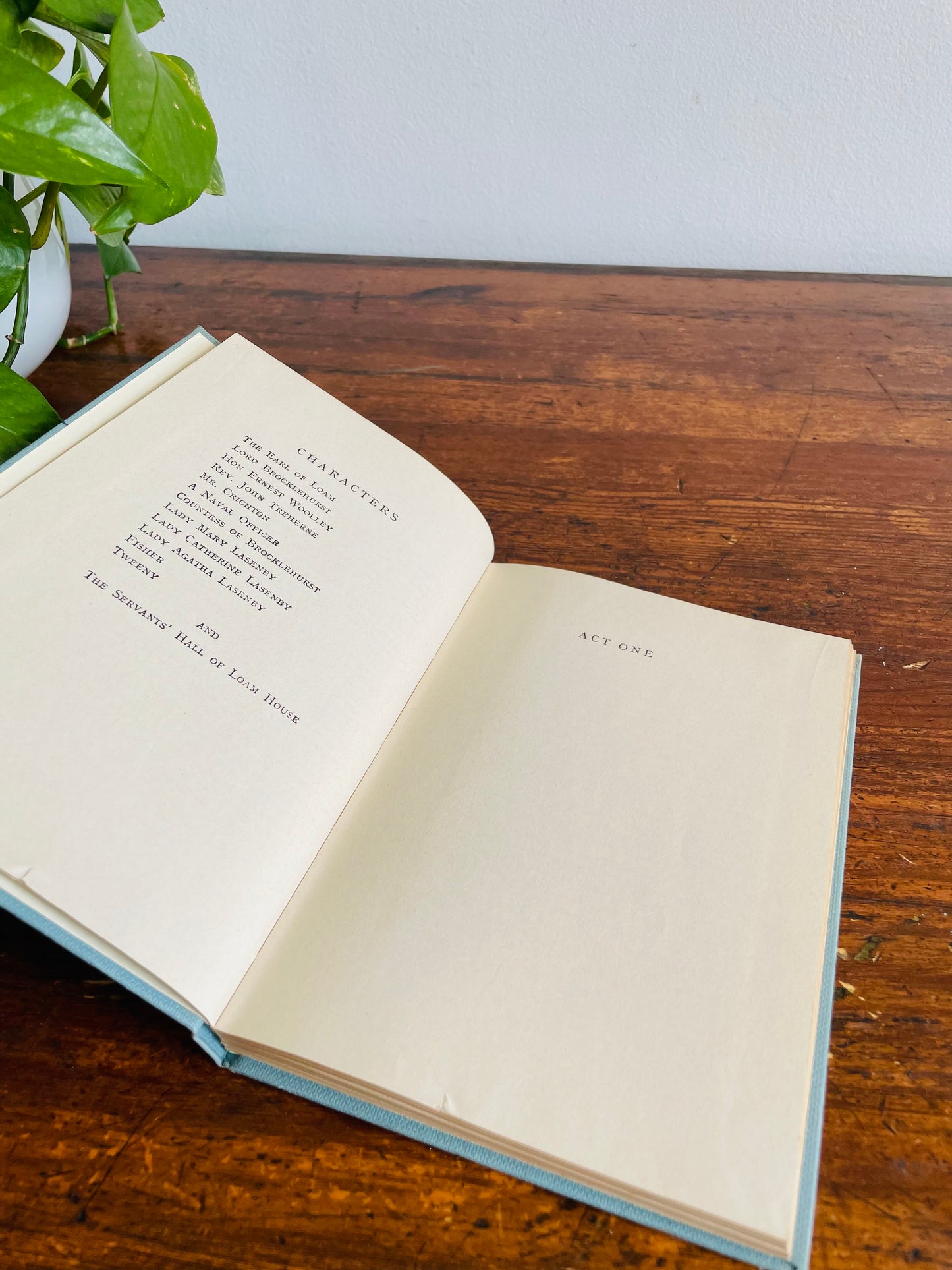 The Admirable Crighton by J. M. Barrie Clothbound Hardcover Book (1958) - Shipwreck Comedy Play