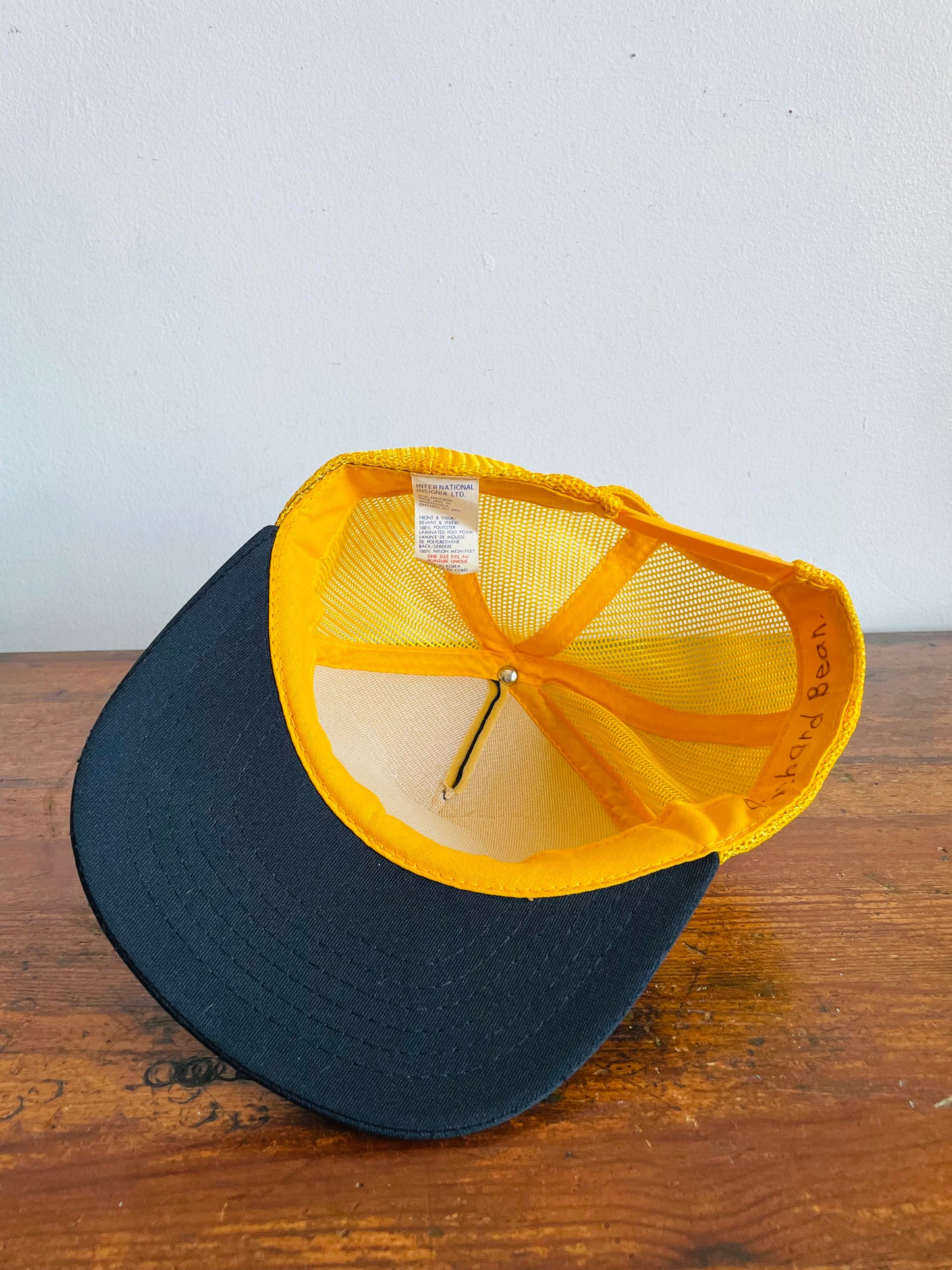 Vintage Hamilton Tiger-Cats Football Trucker Hat Baseball Cap - International Insignia Ltd. - One Size Fits All - Made in Korea