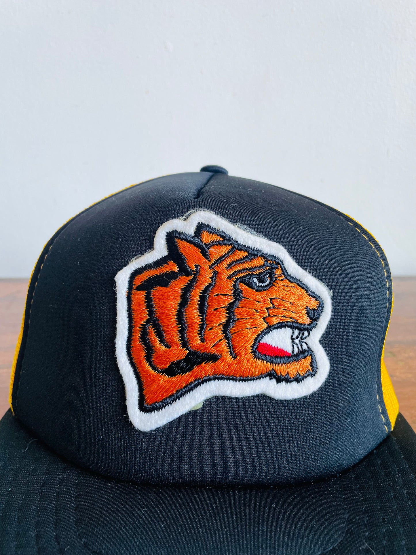 Vintage Hamilton Tiger-Cats Football Trucker Hat Baseball Cap - International Insignia Ltd. - One Size Fits All - Made in Korea