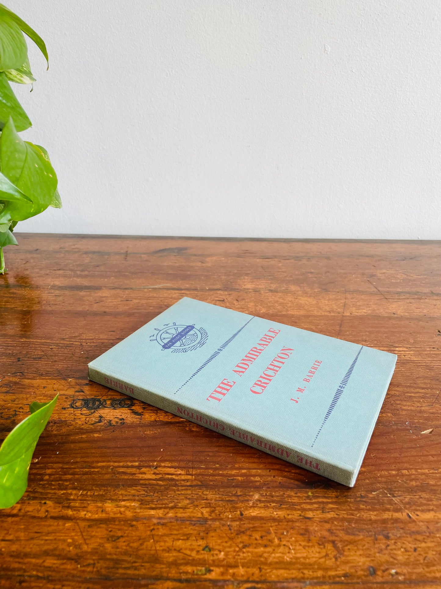 The Admirable Crighton by J. M. Barrie Clothbound Hardcover Book (1958) - Shipwreck Comedy Play