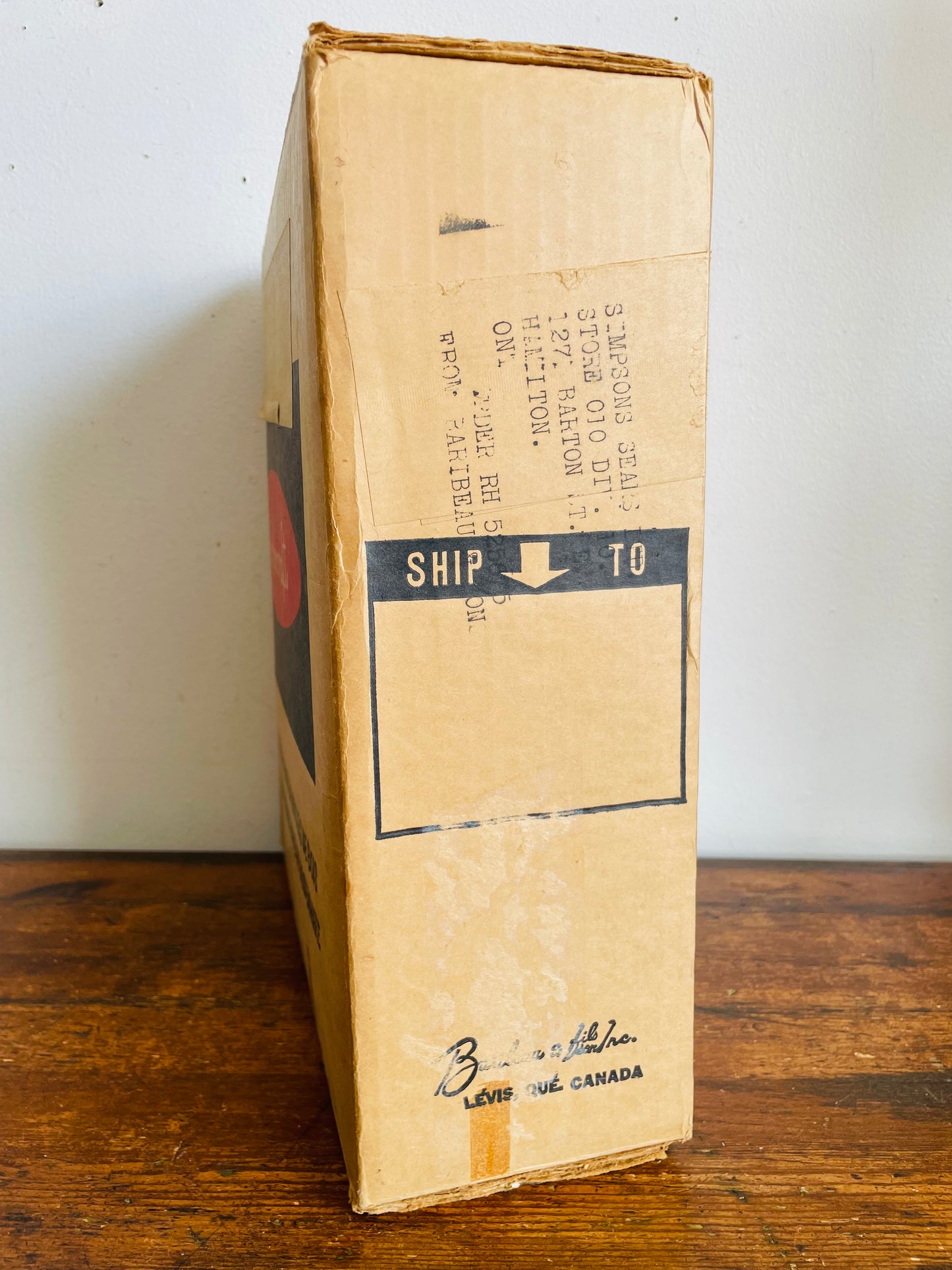 Vintage Brand New in Box Baribocraft / Lesko Baribo Maid Wooden Salad Serving Bowl Set with Utensils - Made in Quebec, Canada - Set of 7 Pieces