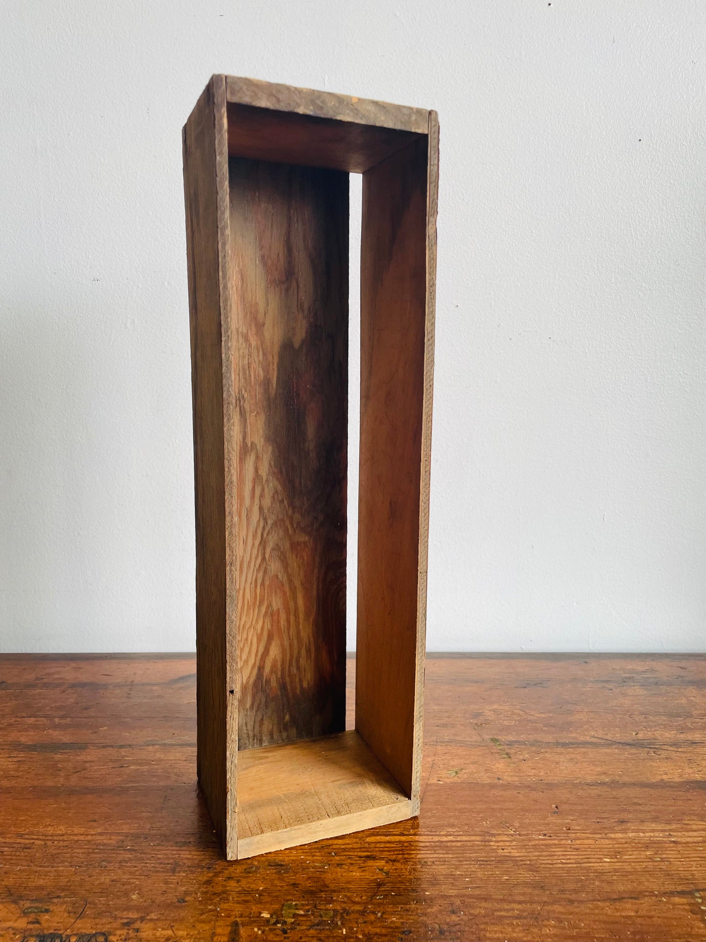 Vintage Slim Wooden Crate Box - From a Barn in Haldimand County - ONE CRATE - Crate B