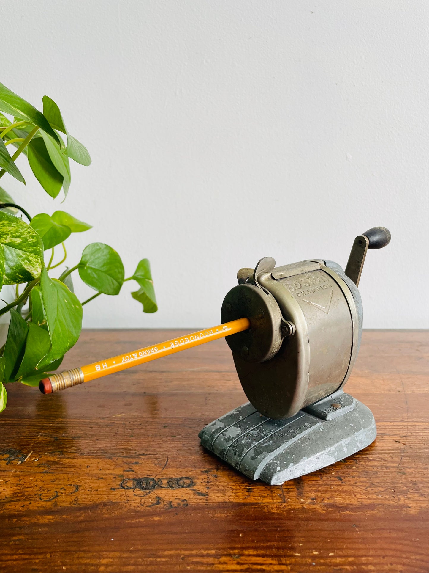 Boston Champion Hand Crank Desktop Pencil Sharpener