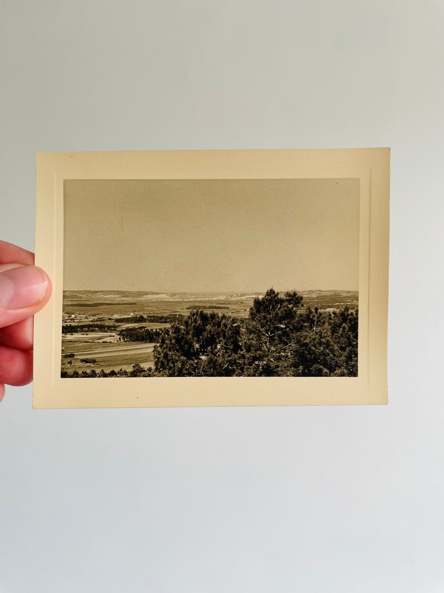 Black & White Photograph of Countryside - Found in Lisbon, Portugal