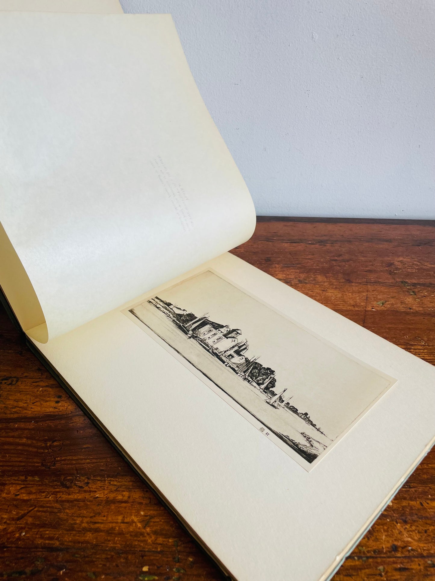Modern Masters of Etching #18 H. Rushbury Hardcover Art Book (1928) - Great Prints for Framing!