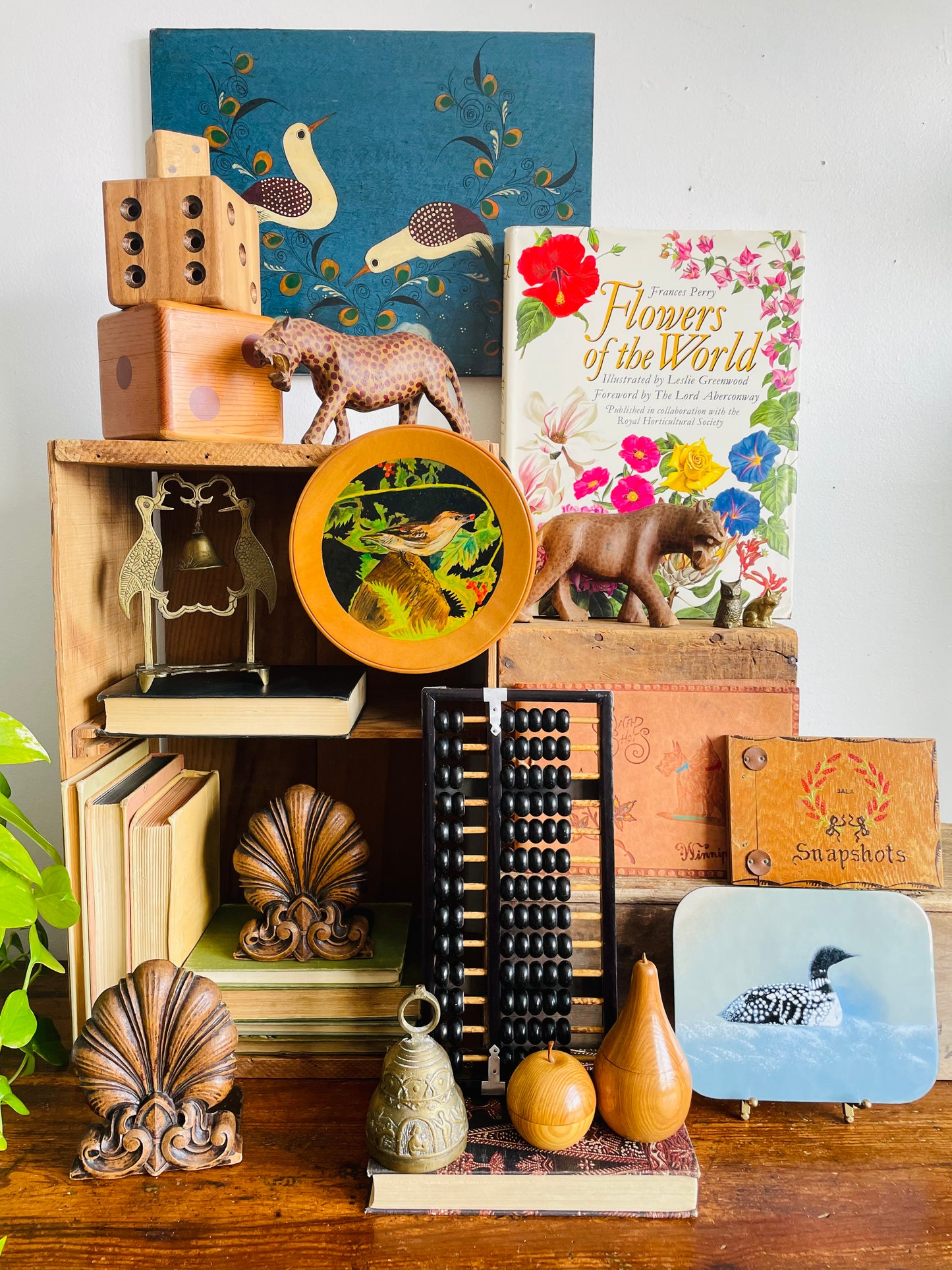 Vintage Adorable Miniature Solid Brass Owl Figurine