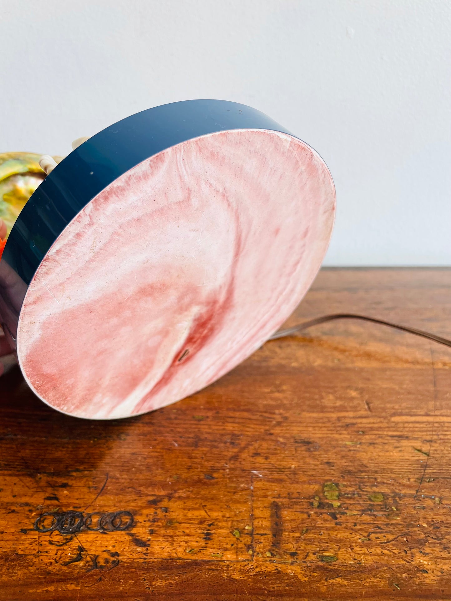 Kitschy & Unique Mary Under The Sea Shell Lamp