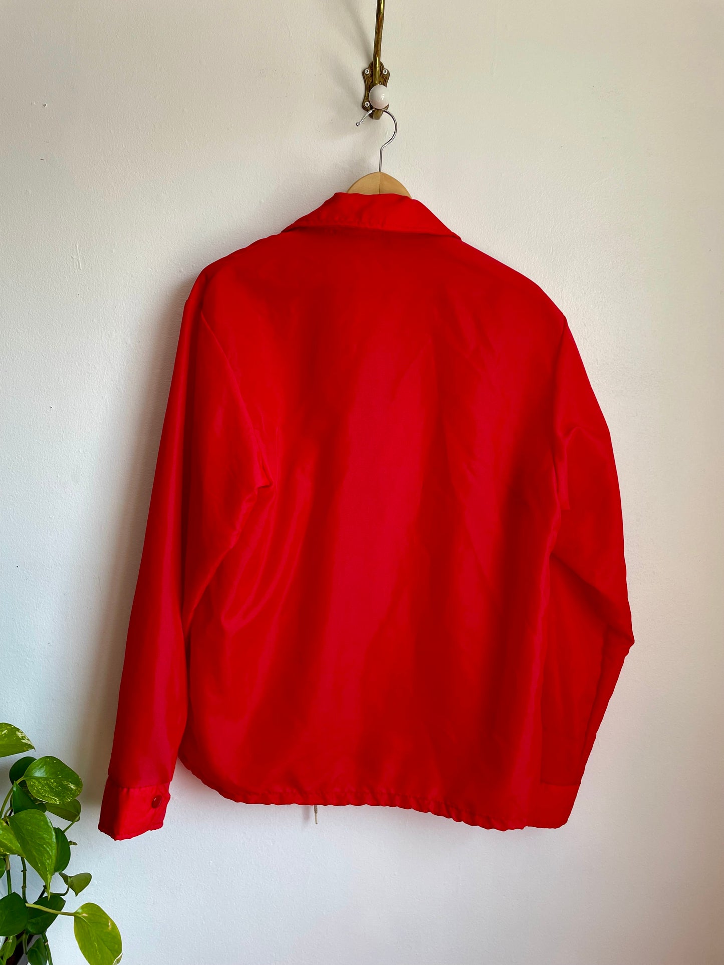 1975 General Motors Red Windbreaker Jacket - Avon Sportswear Toronto - Men's Size Large - GM 75
