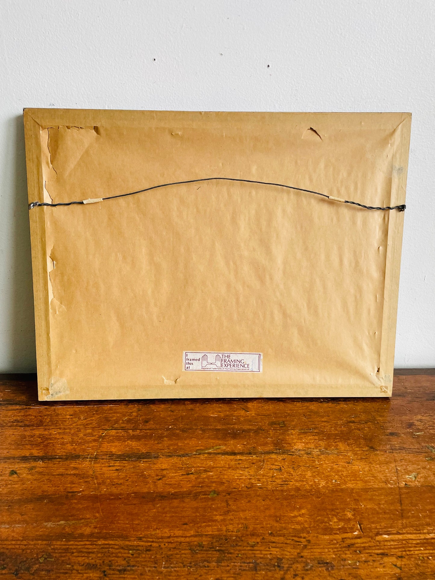 Vintage 1982 Original Art Painting of Dutch Countryside Scene - Green Grass Meadow & Windmill Cottage - Artist Signed