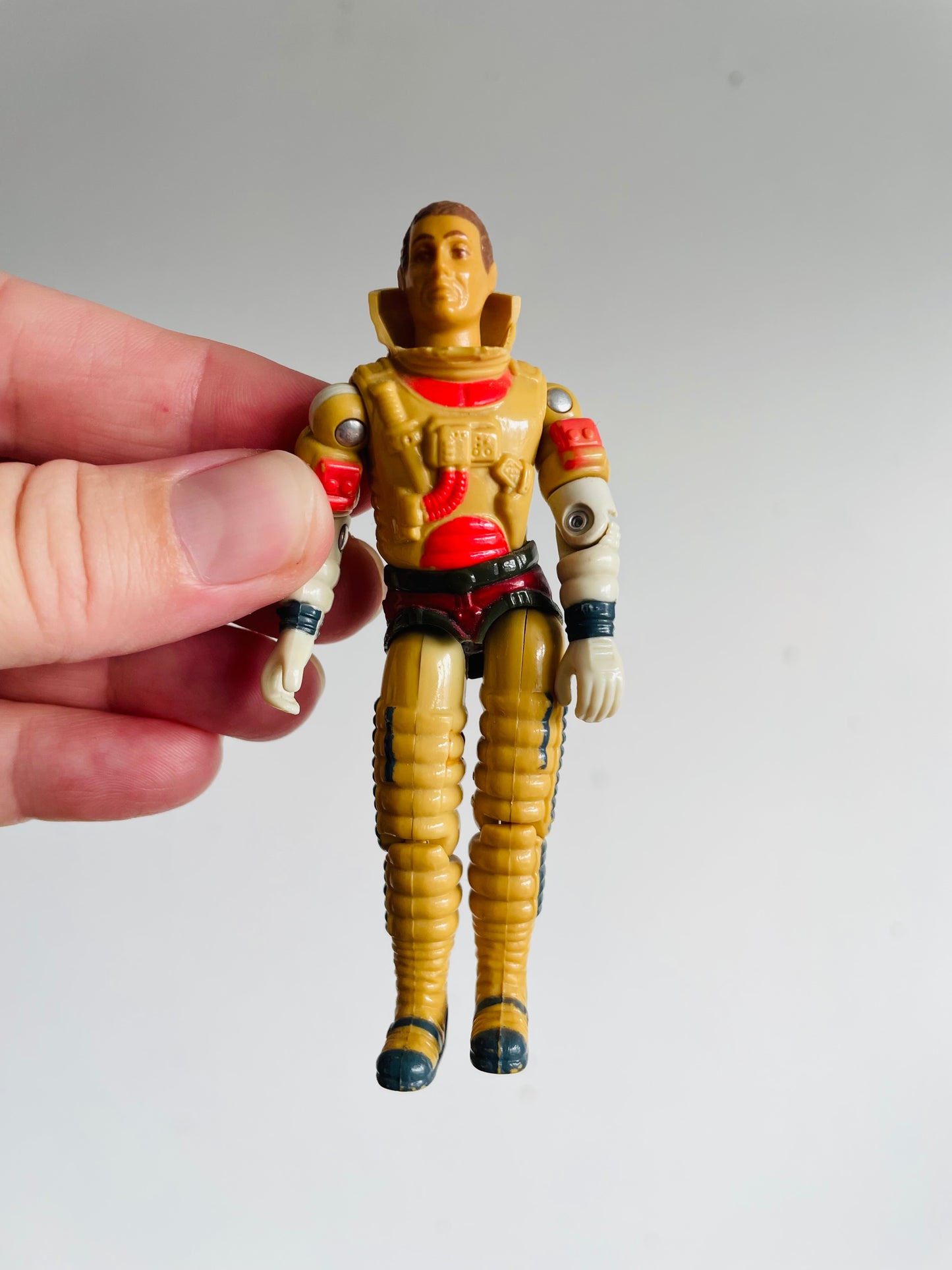 Vintage 1983 Action Figure Toy - G.I. Joe Ace Skystriker Pilot V1