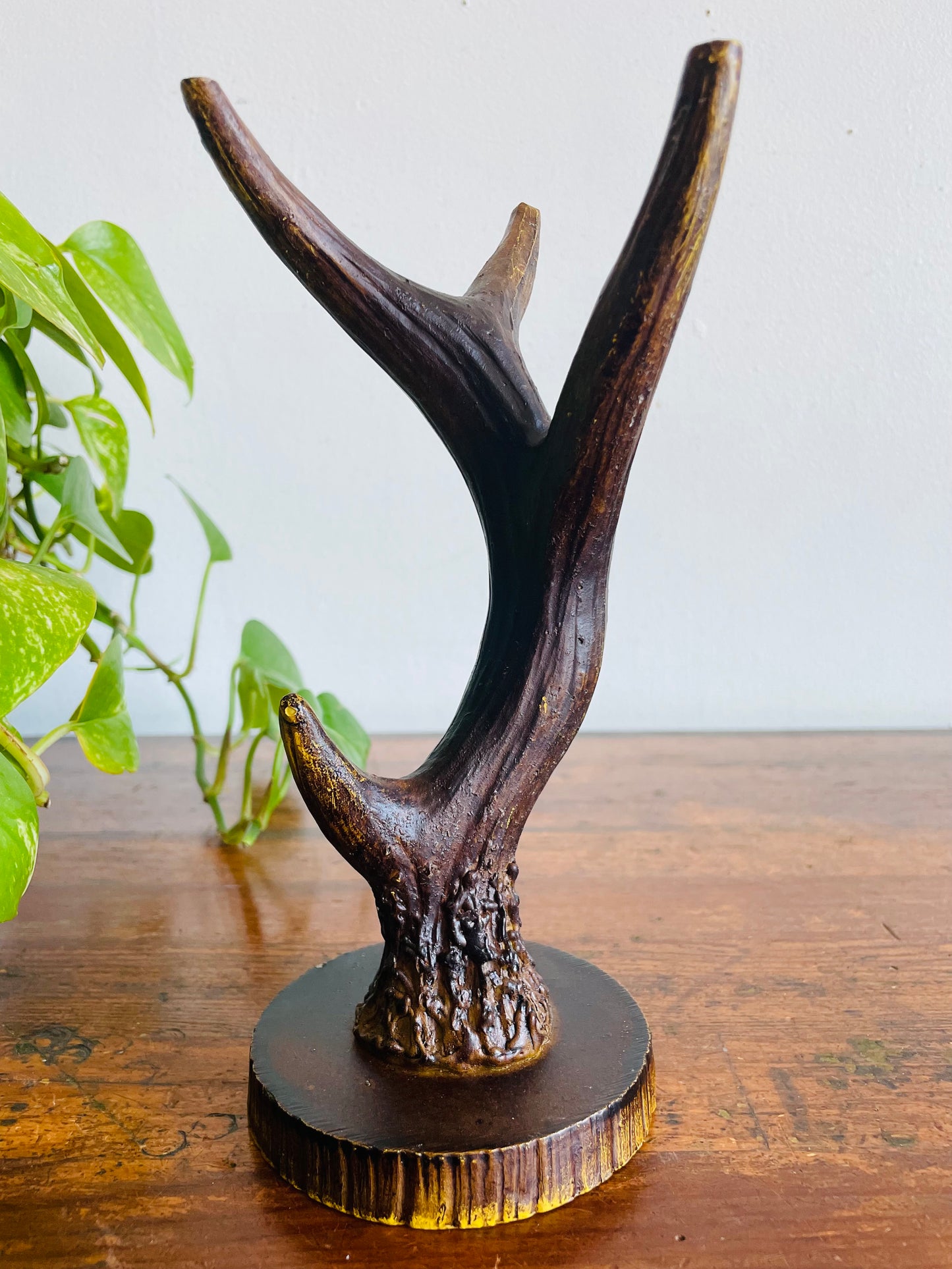Vintage Faux Deer Antler Display - Jewellery Tree or Shelf Decor - Perhaps Could Hang on Wall As Well