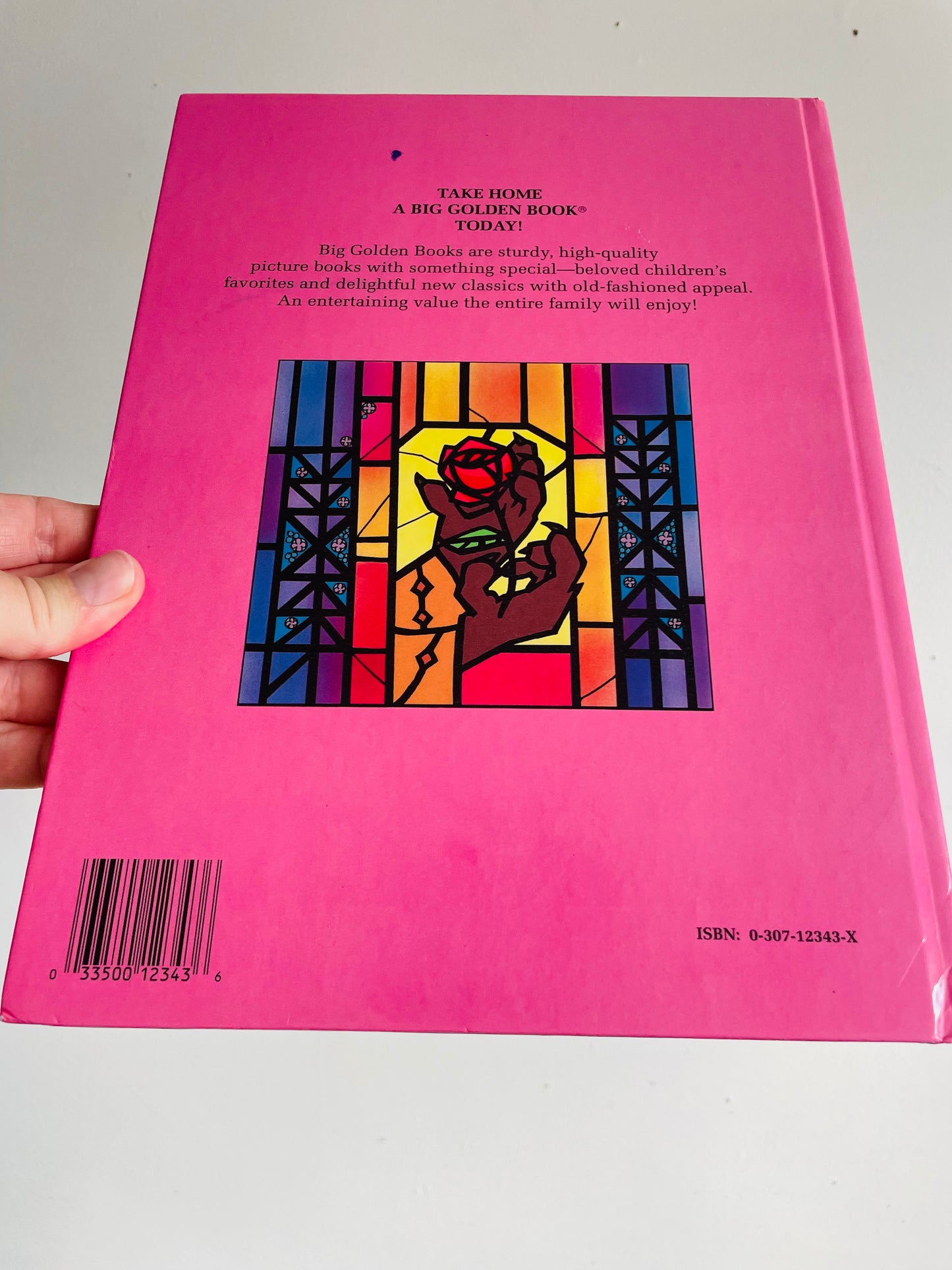 Vintage Disney's Beauty and the Beast Hardcover Book (1991)