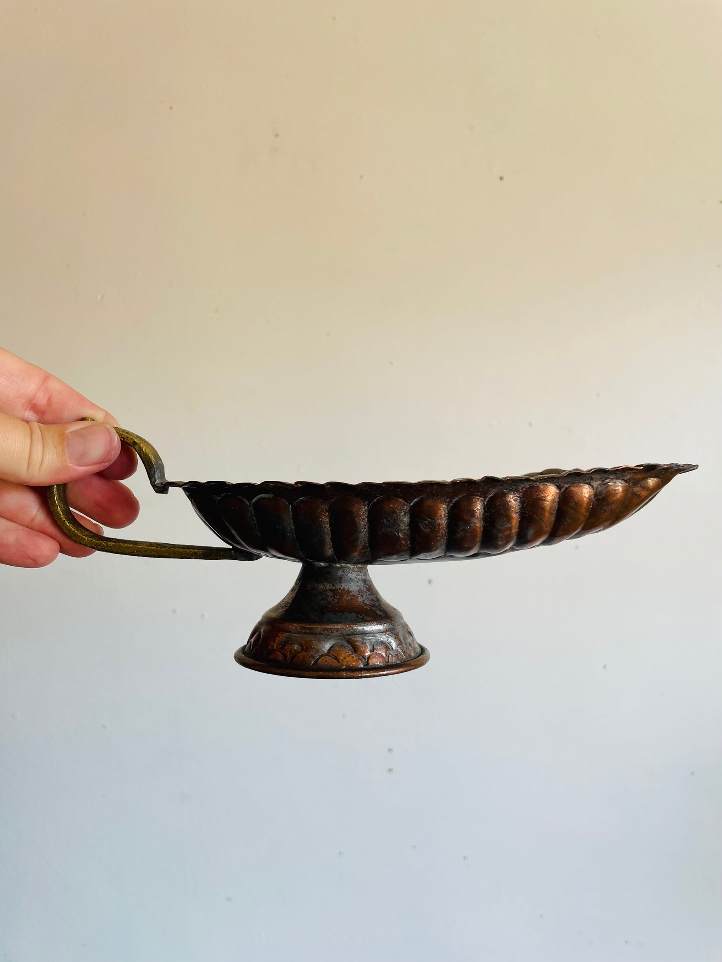 Vintage Copper Gravy Boat from United Arab Republic - Trinkets, Incense, Etc.