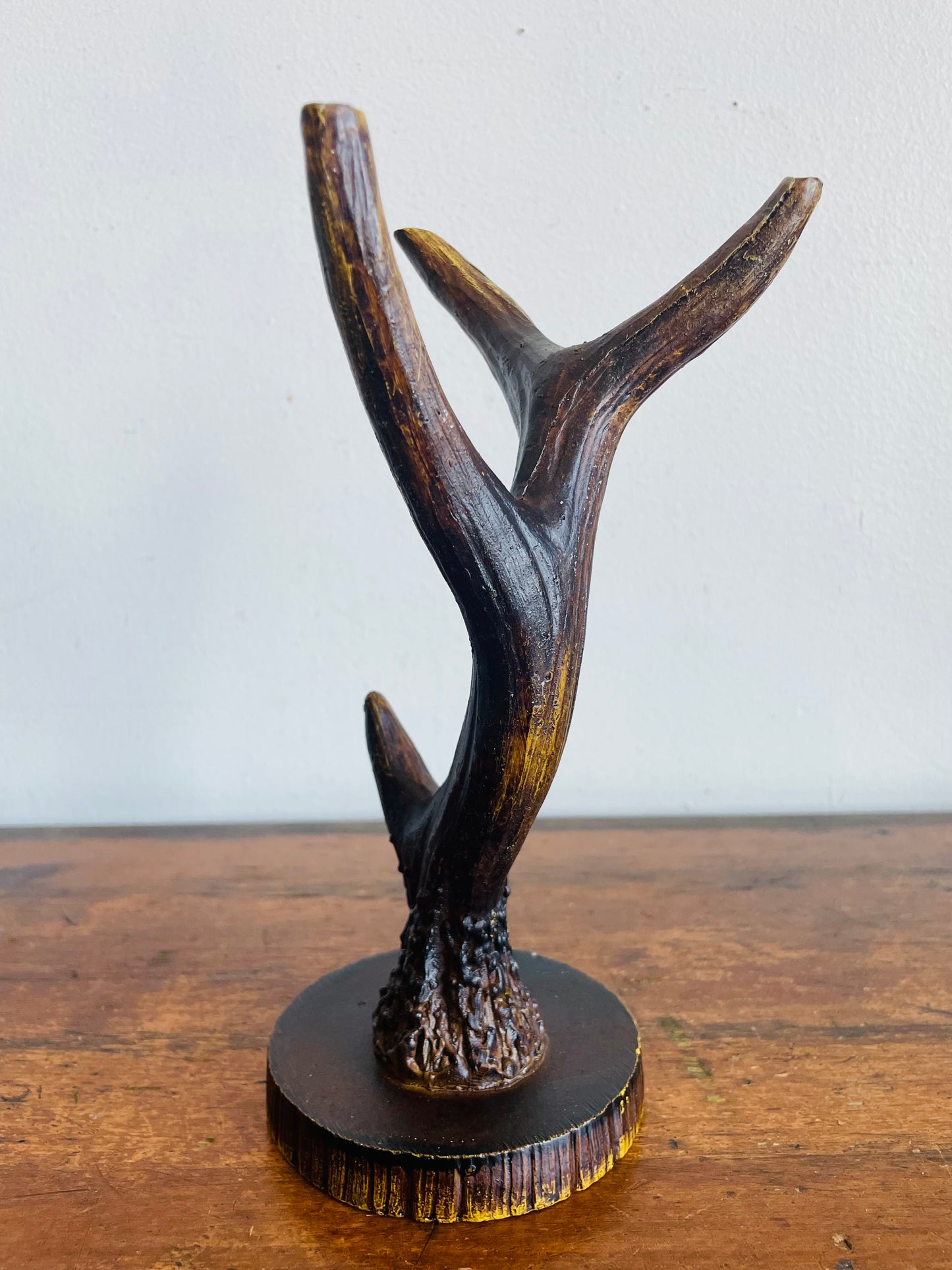 Vintage Faux Deer Antler Display - Jewellery Tree or Shelf Decor - Perhaps Could Hang on Wall As Well