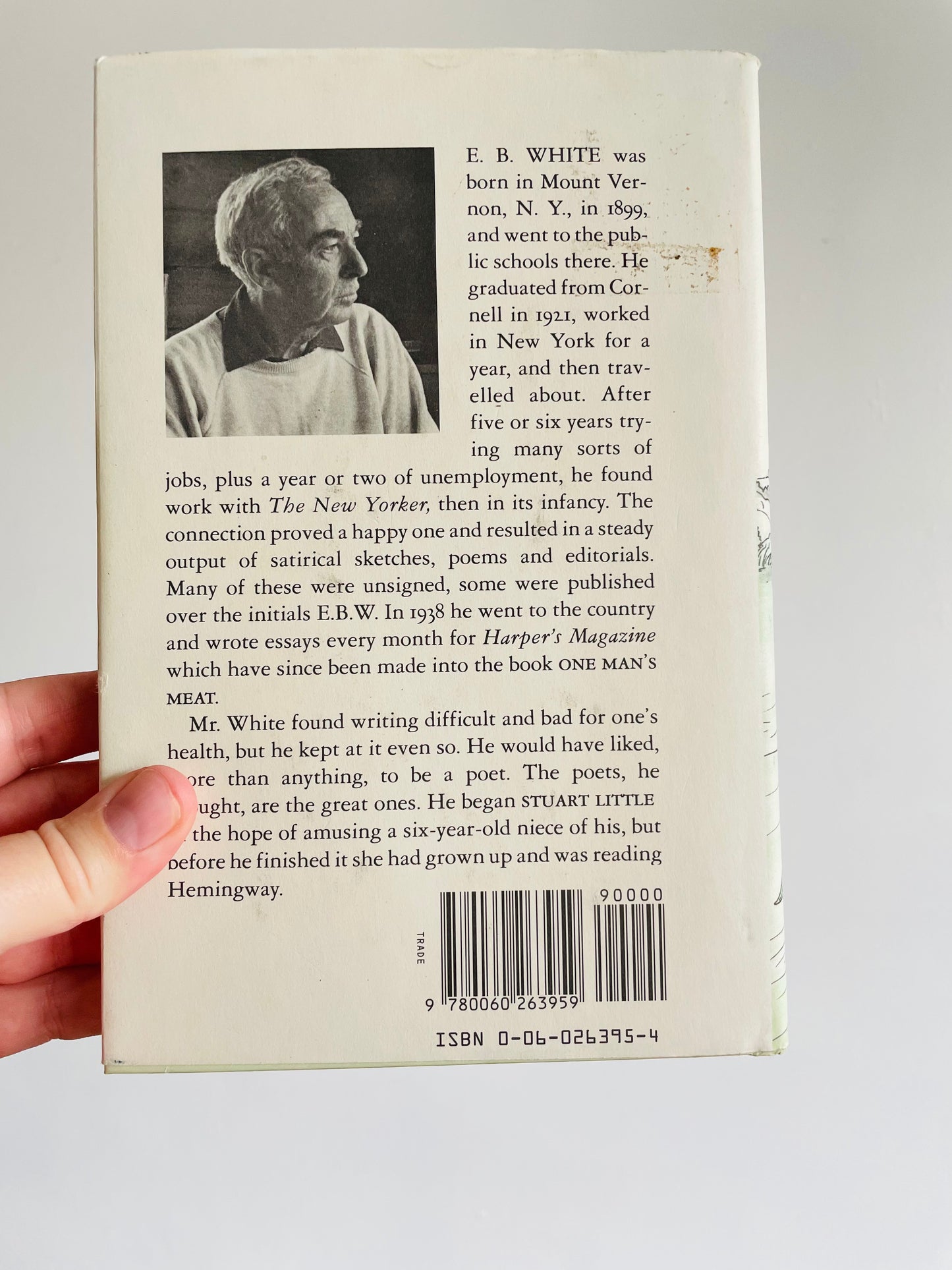 Stuart Little by E. B. White Hardcover Book with Pictures by Garth Williams (1973)
