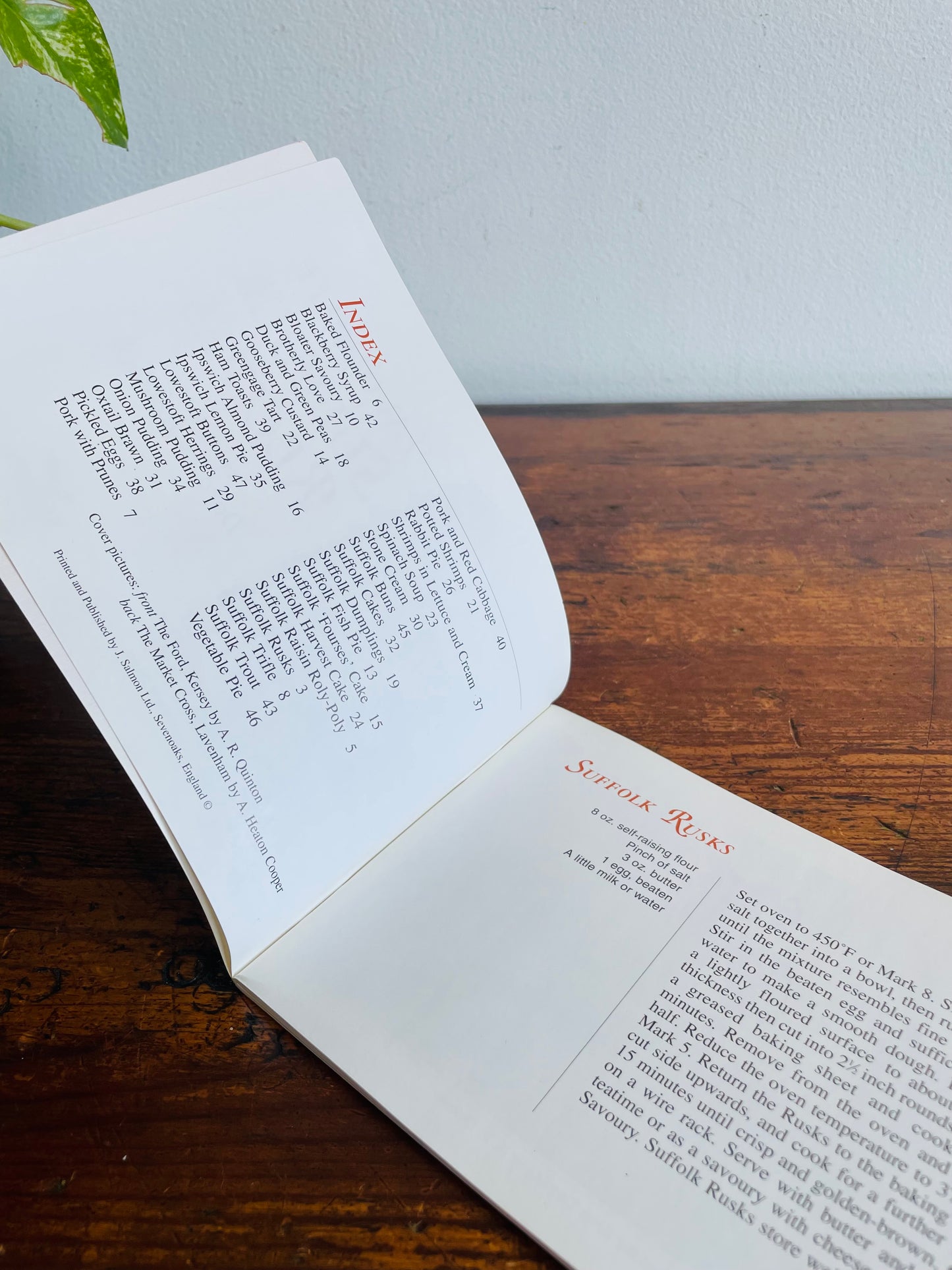 Favourite Suffolk Recipes Pocket Cookbook