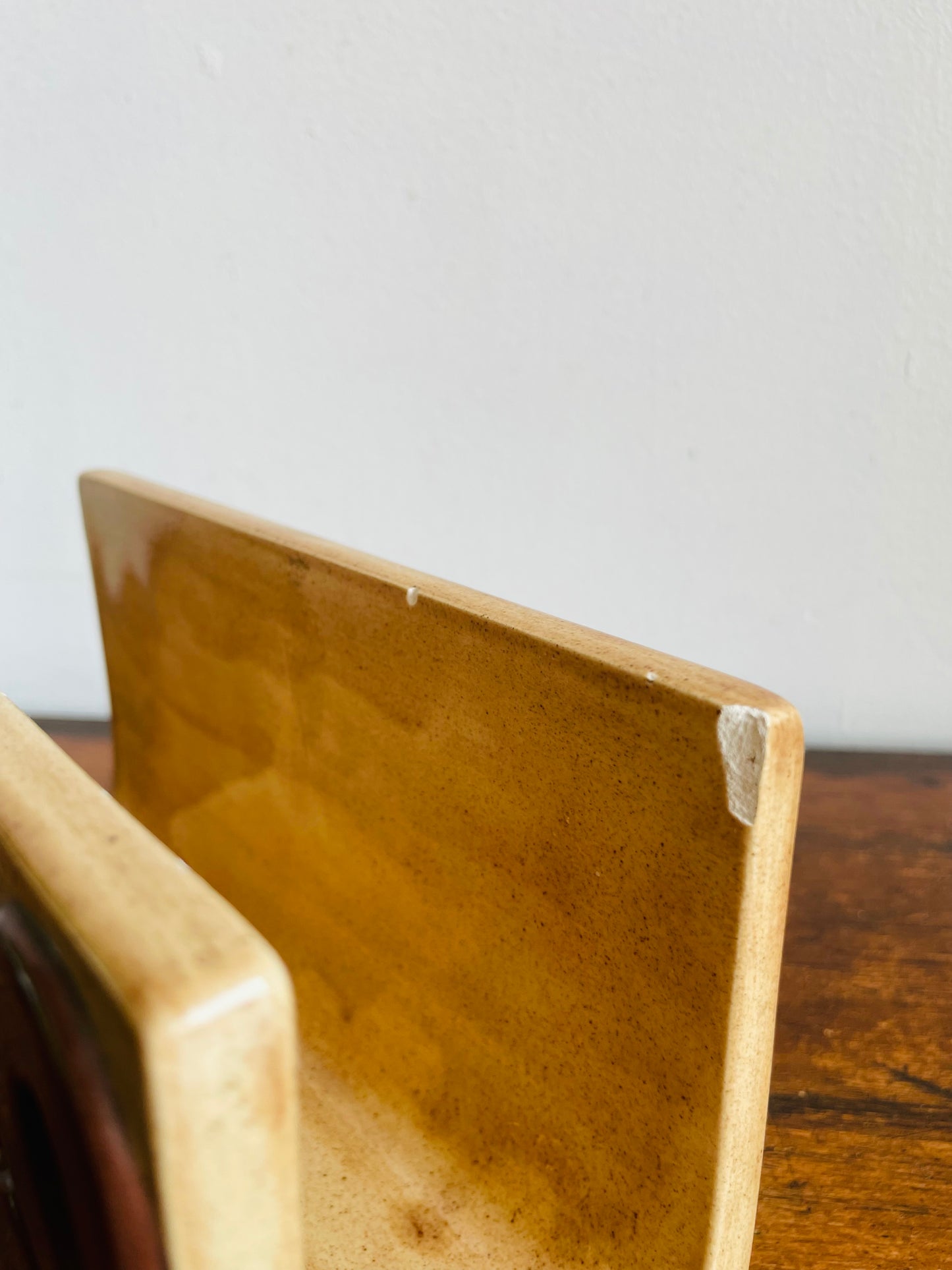 1982 Letters Mail Holder in Bubble Font - Hand Painted & Signed by DR