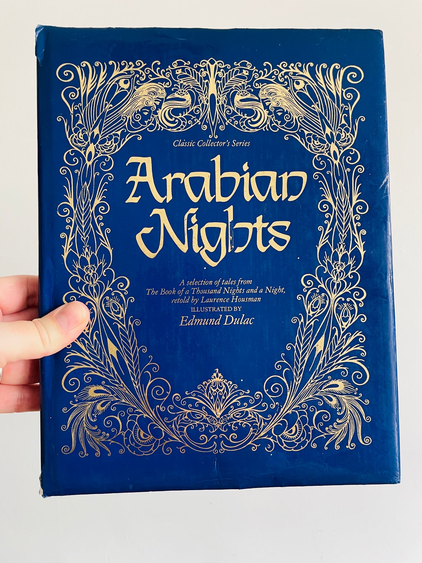 Arabian Nights Hardcover Book - Classic Collector's Series Selection of Tales Retold by Laurence Houseman & Illustrated by Edmund Duluc (1983)