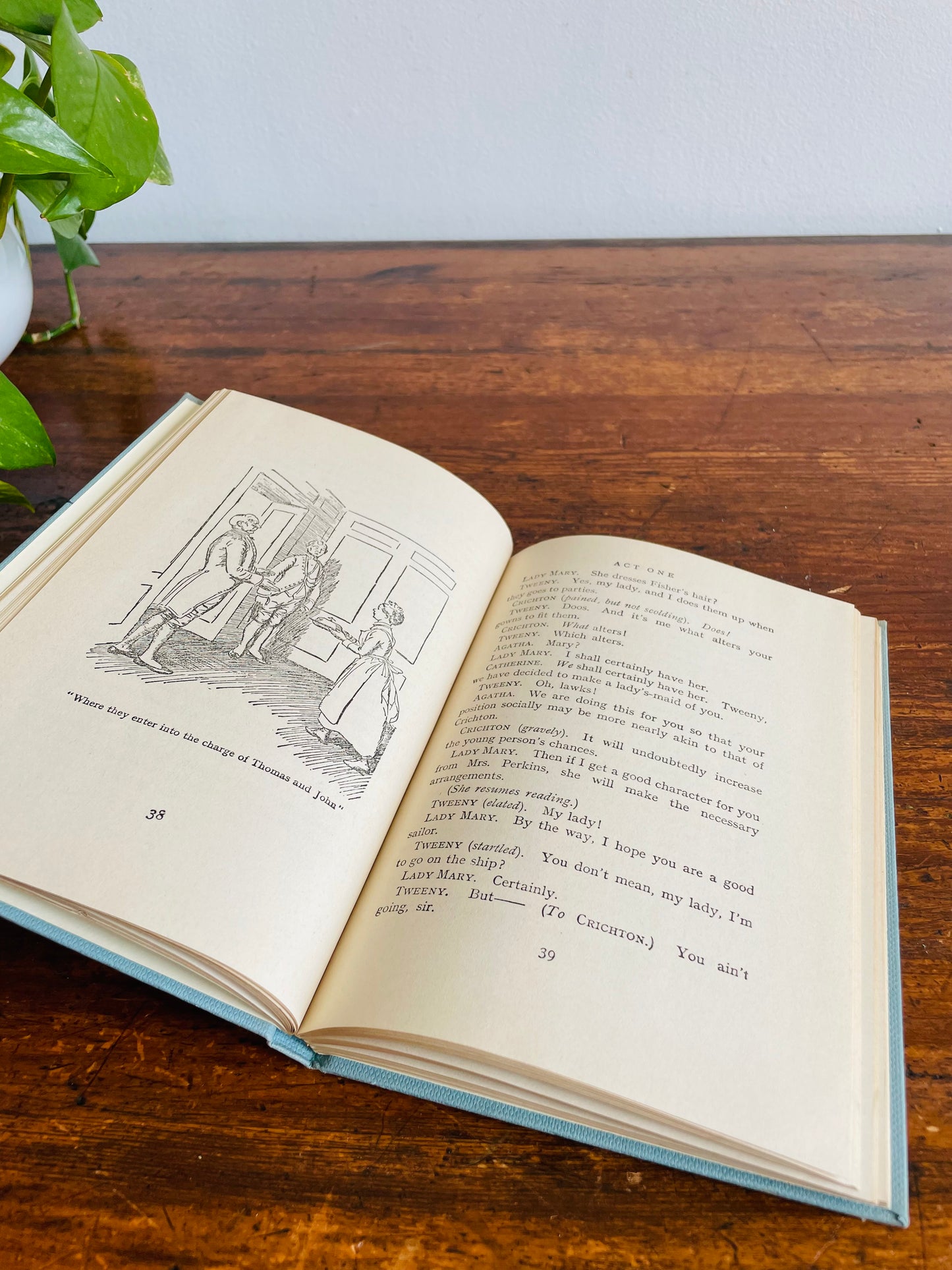 The Admirable Crighton by J. M. Barrie Clothbound Hardcover Book (1958) - Shipwreck Comedy Play