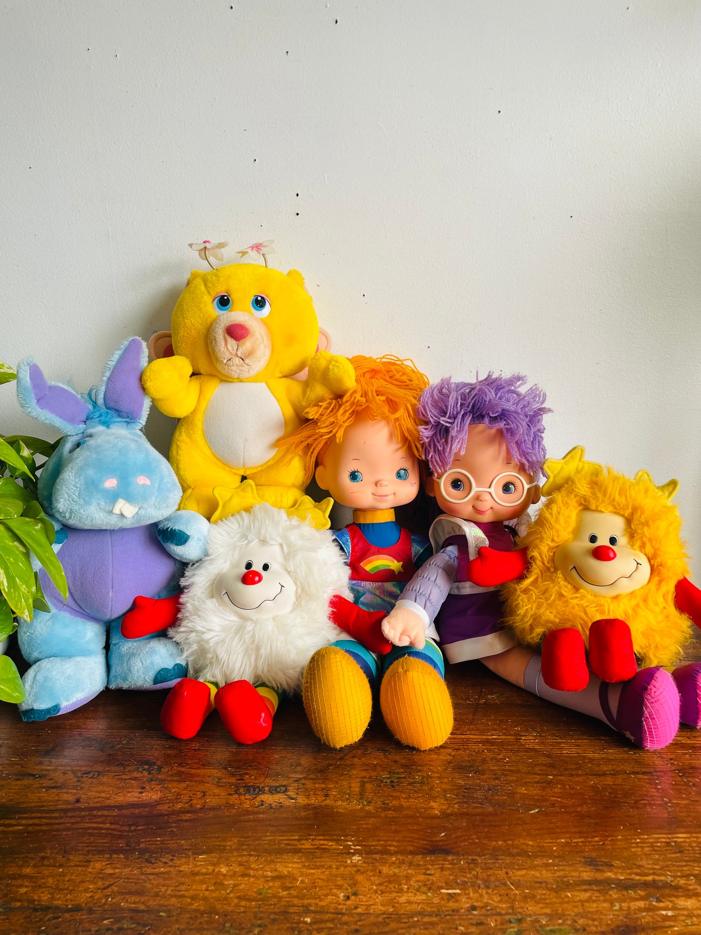 Vintage 1983 Hallmark Cards & Mattel Rainbow Brite Yellow Spark Sprite Plush Toy