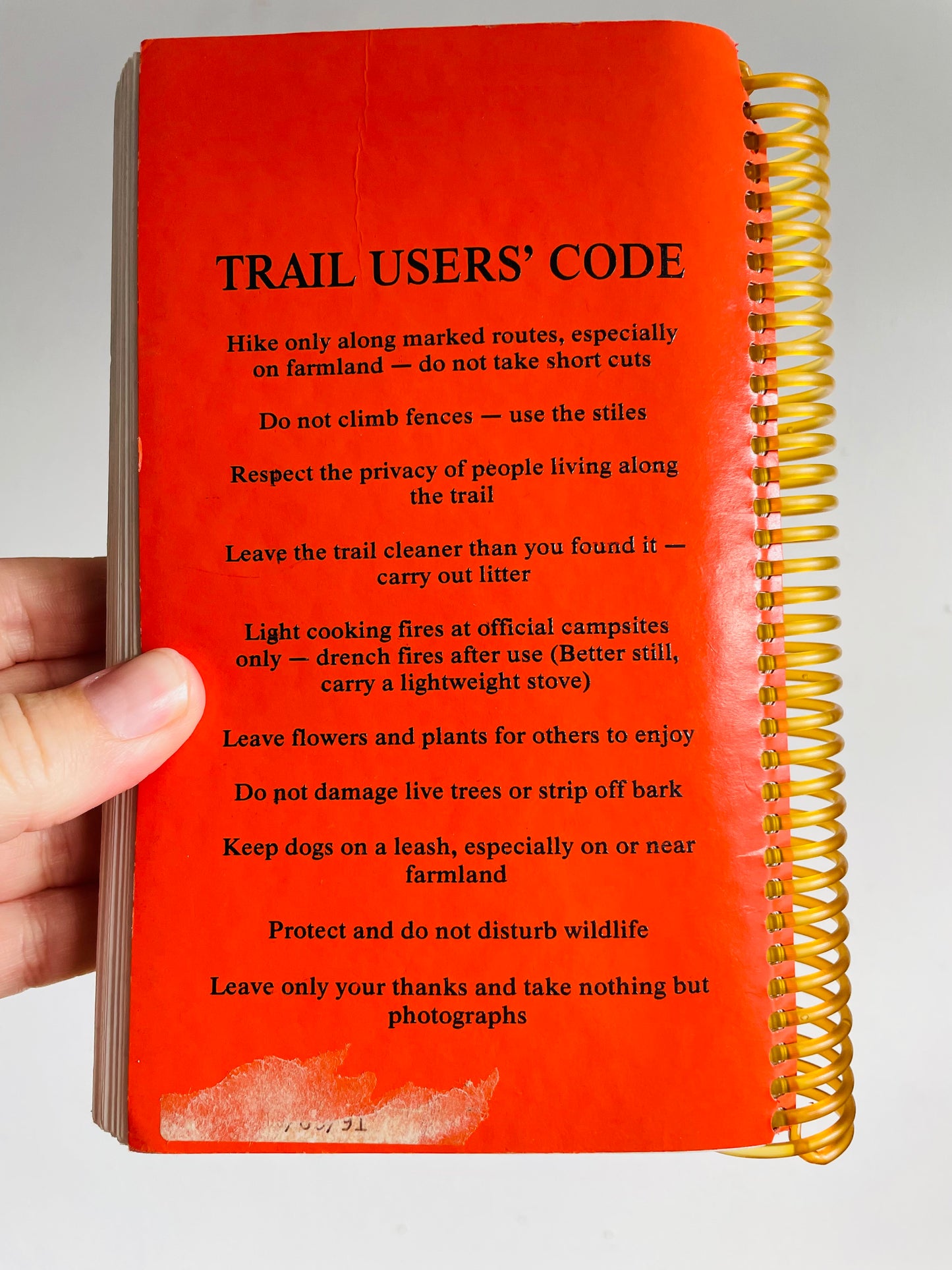 Vintage Guide to The Bruce Trail Spiral Bound Book - Seventeenth Edition (1990)