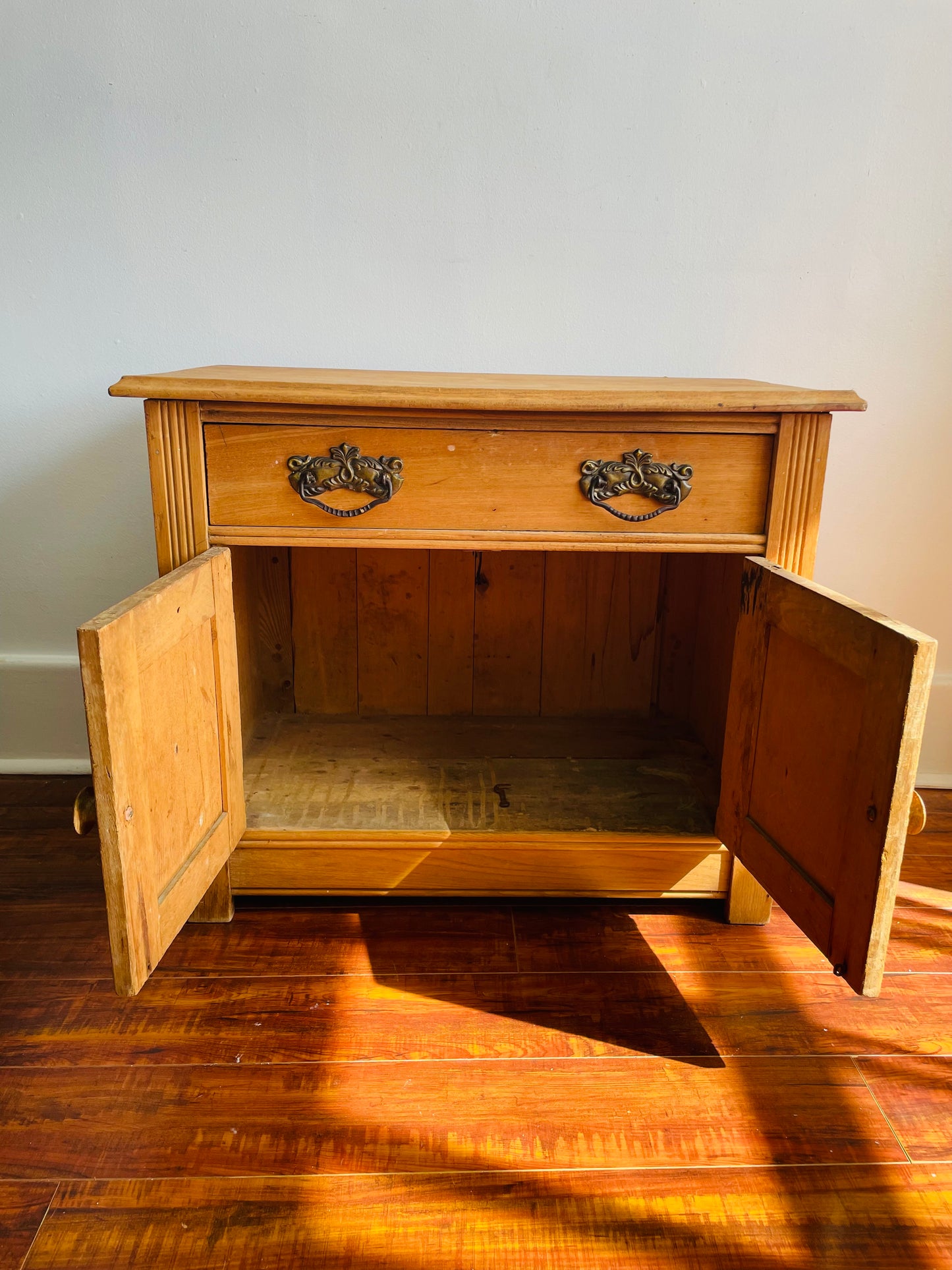 Antique 1800s Pine Wood Cabinet - Gilchrist Green & Co. Union Furniture Factory Wingham, Ontario - PICK-UP ONLY